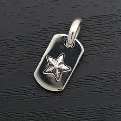 Chrome Hearts Sterling Las Vegas Dog Tag Pendant Necklace - Sterling Silver Pendant  Necklace, Necklaces - CHH21680