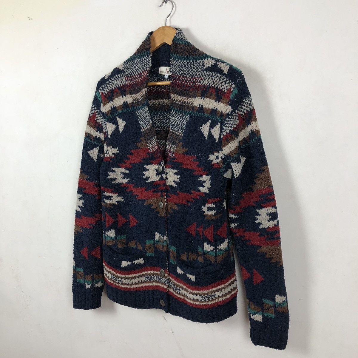 Japanese Brand NAVAJO DESIGN TITICACA CARDIGAN Size US M / EU 48-50 / 2 - 2 Thumbnail