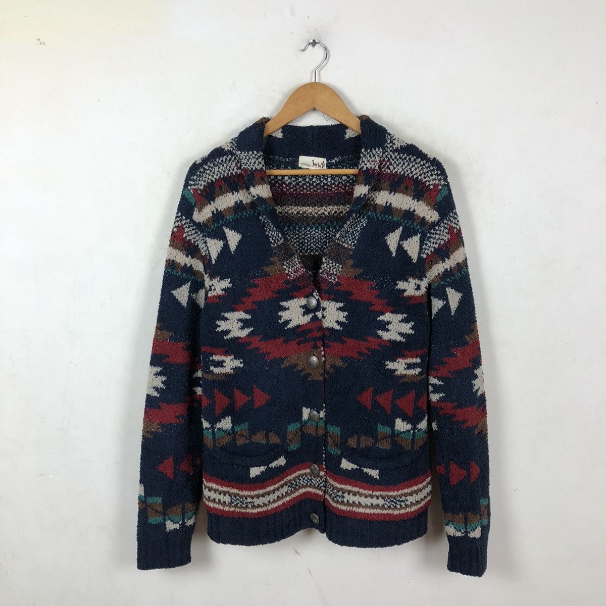 Japanese Brand NAVAJO DESIGN TITICACA CARDIGAN Size US M / EU 48-50 / 2 - 8 Thumbnail