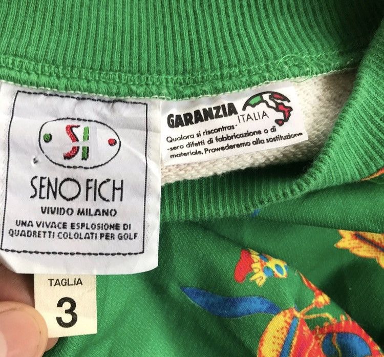 Vintage Nicely Italian Sweatshirt By Senofich Garazia Size US M / EU 48-50 / 2 - 5 Thumbnail