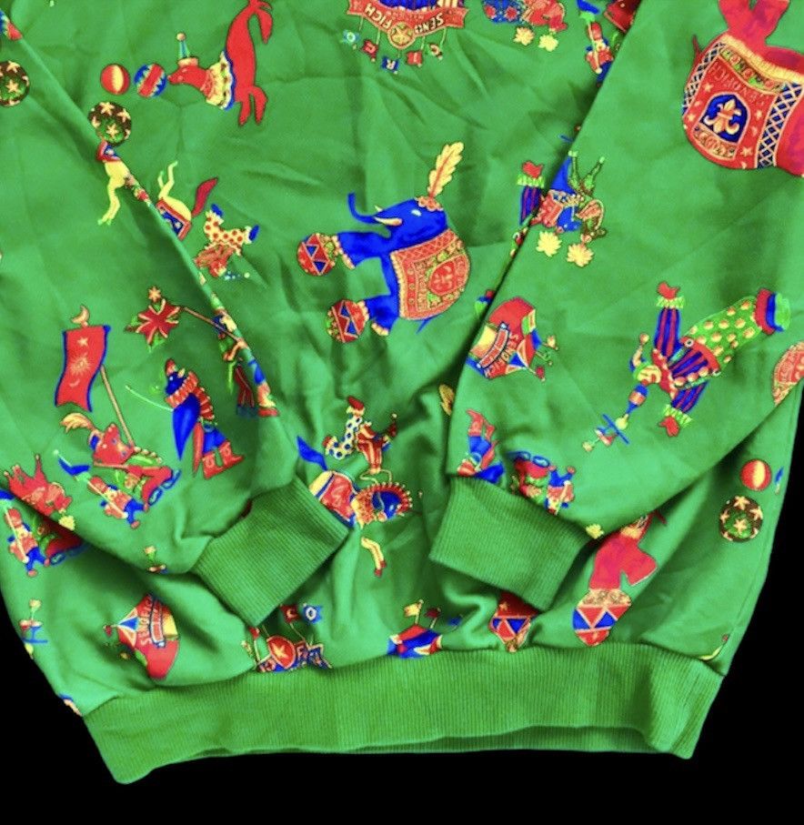 Vintage Nicely Italian Sweatshirt By Senofich Garazia Size US M / EU 48-50 / 2 - 3 Thumbnail