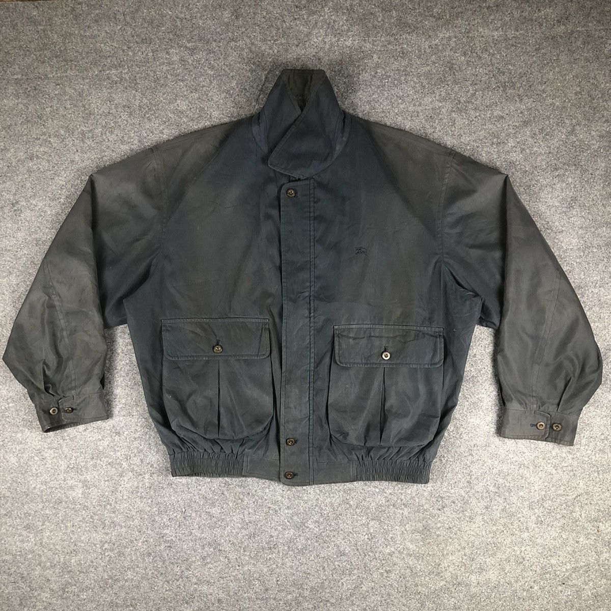 Vintage Burberry Trashed Bomber Jacket