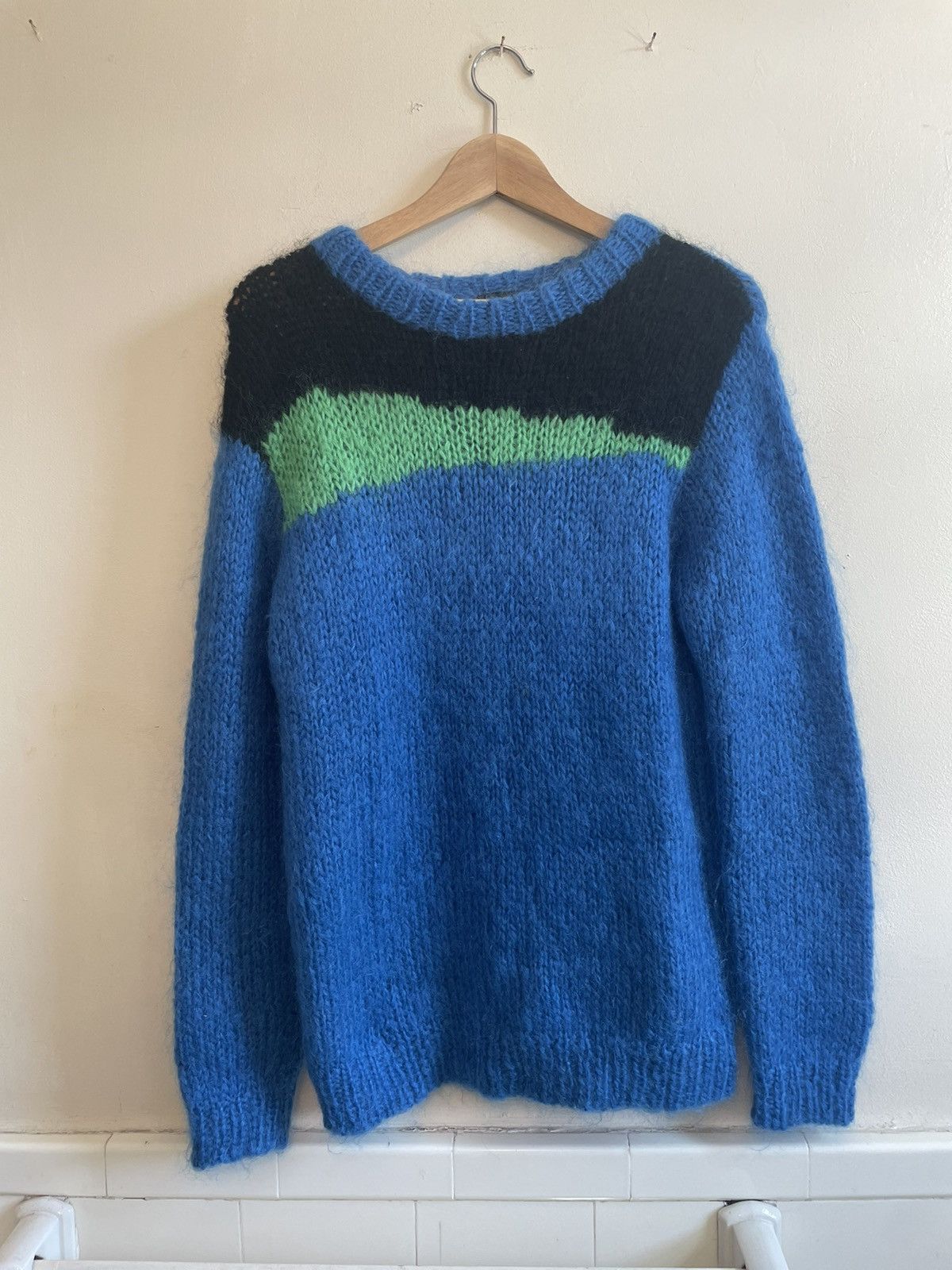image of Milkboy Loose Knit Mohair Sweater, Men's (Size Medium)