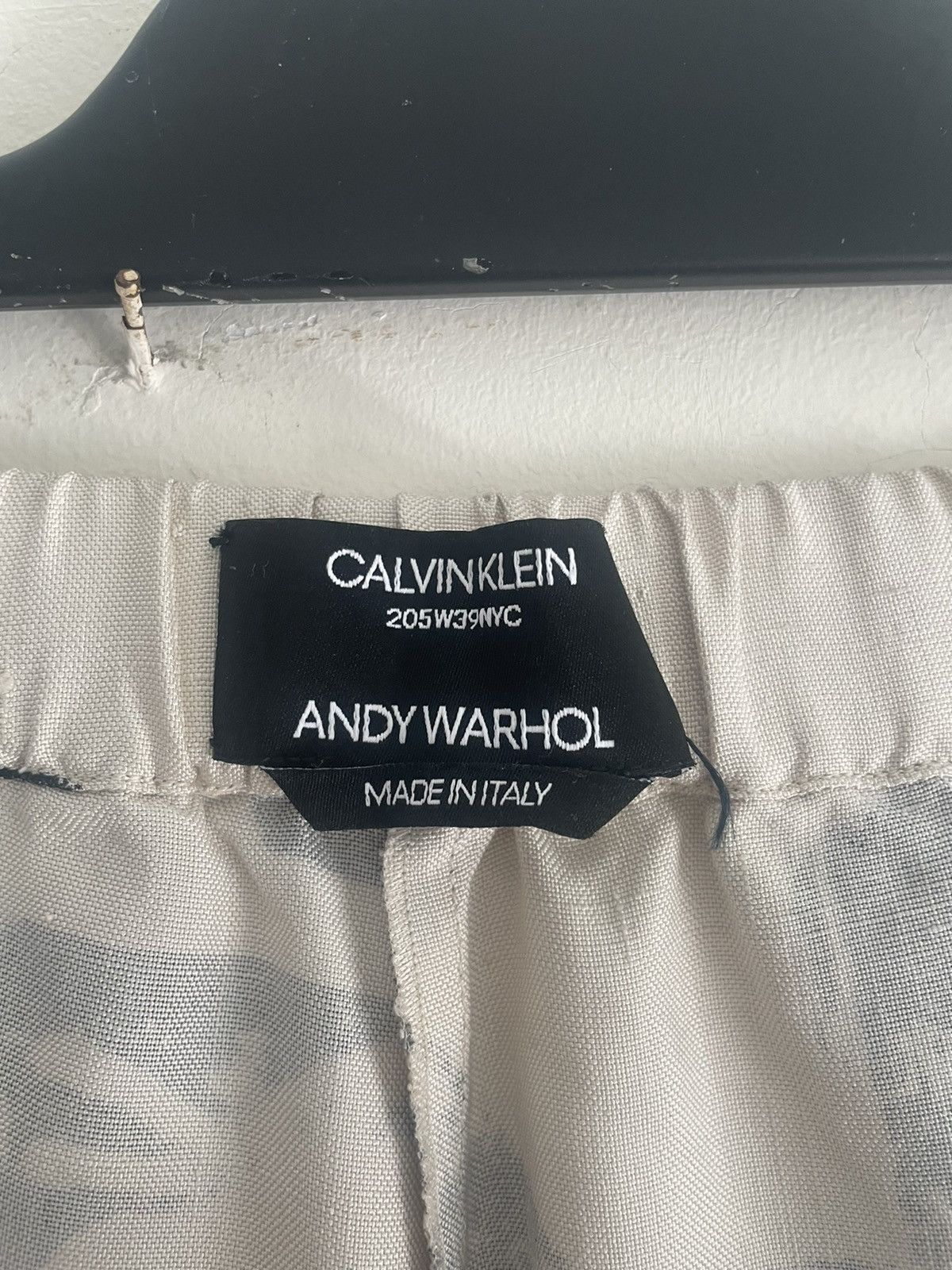 Calvin Klein 205W39NYC × Raf Simons CK205 x Andy Warhol Silk Wide Leg ...