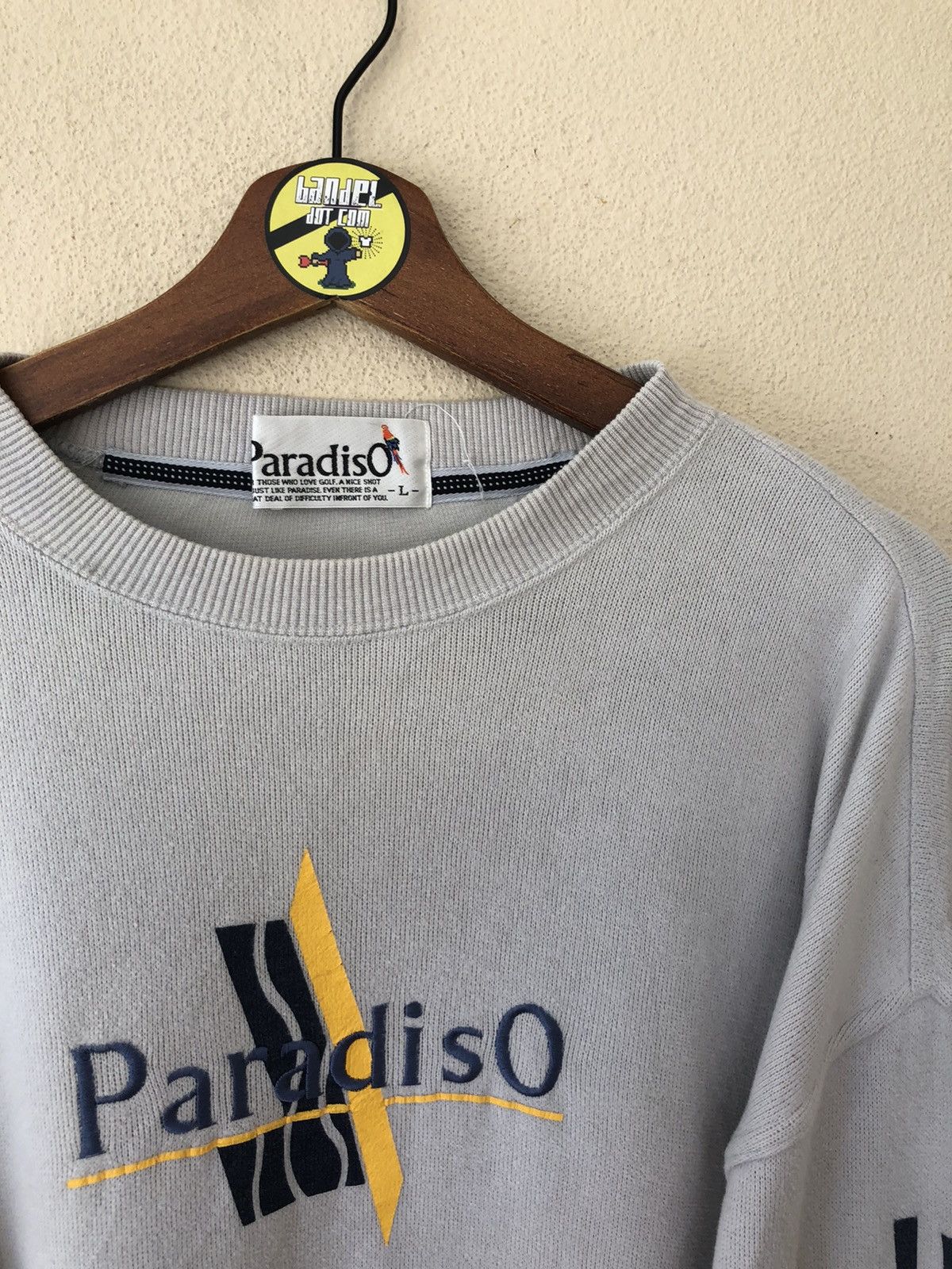 Japanese Brand × Paradise × Vintage Vintage Paradiso Big Logos Sweatshirt Size US L / EU 52-54 / 3 - 6 Thumbnail