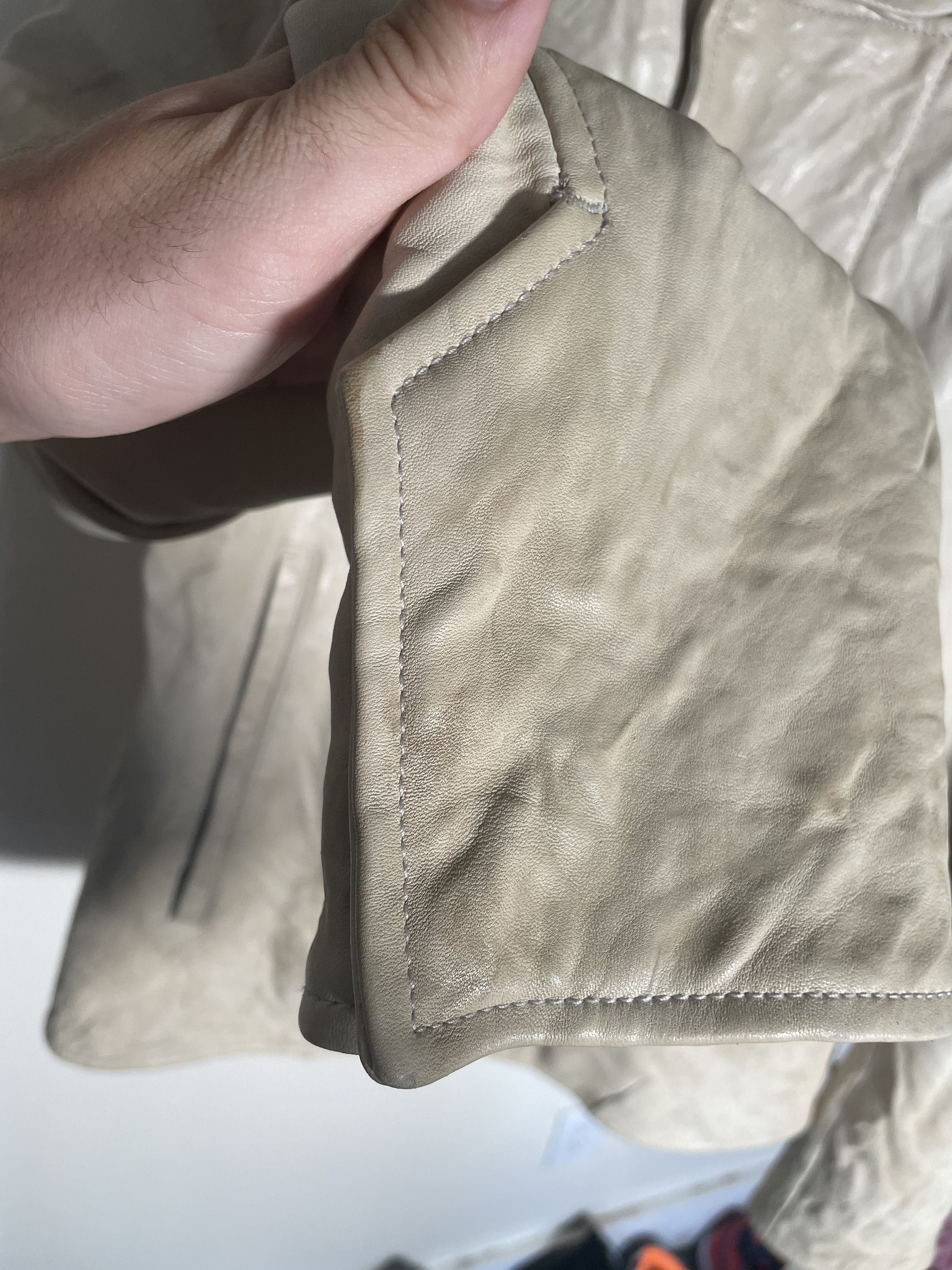 Helmut Lang FW08 SAMPLE Carol Christian Poell Style Sheepskin Jacket Size US S / EU 44-46 / 1 - 4 Thumbnail