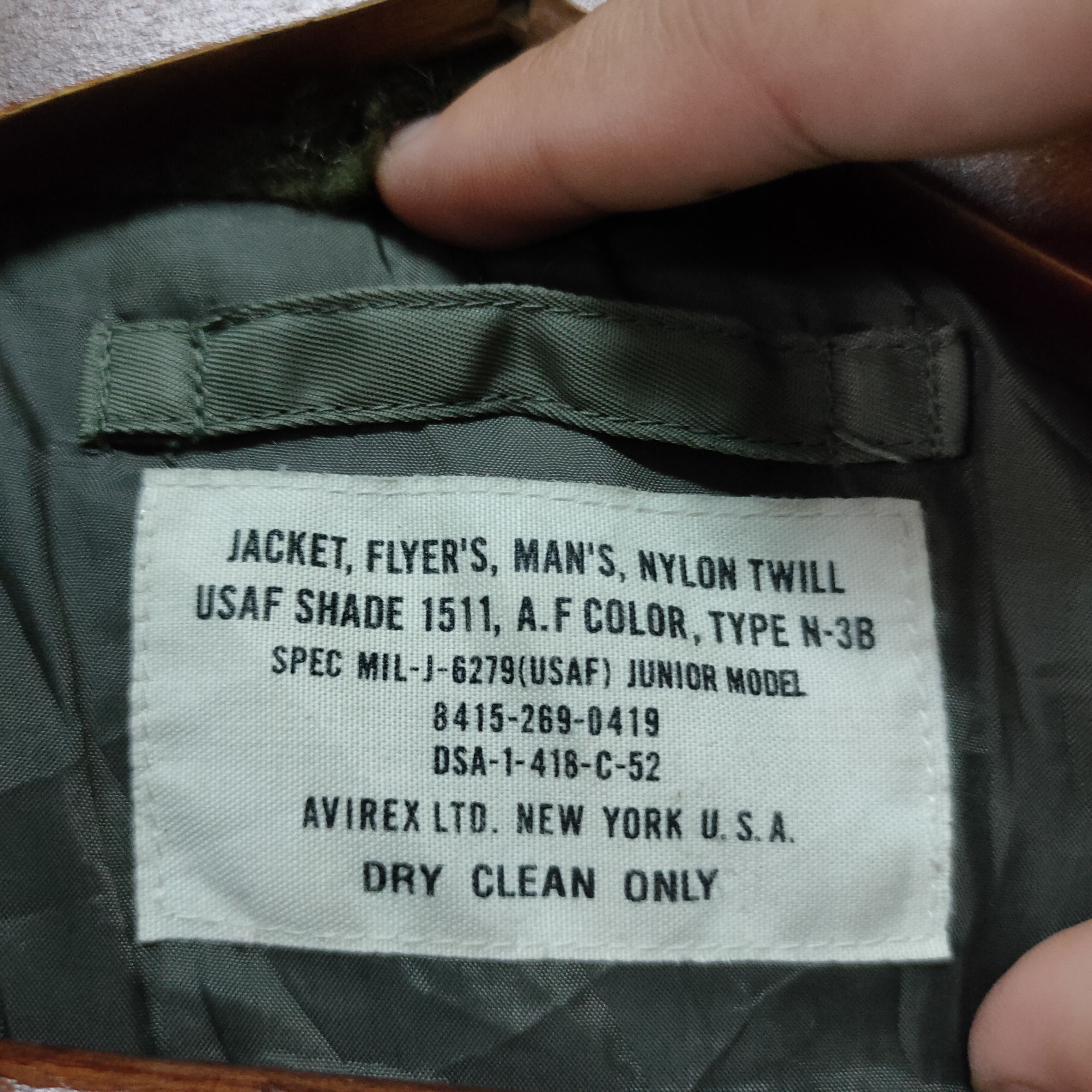 Avirex × Vintage Vintage‼️ Avirex USA Spec Mic-J-6279 (USAF) Big Logo Jacket Size US S / EU 44-46 / 1 - 9 Thumbnail