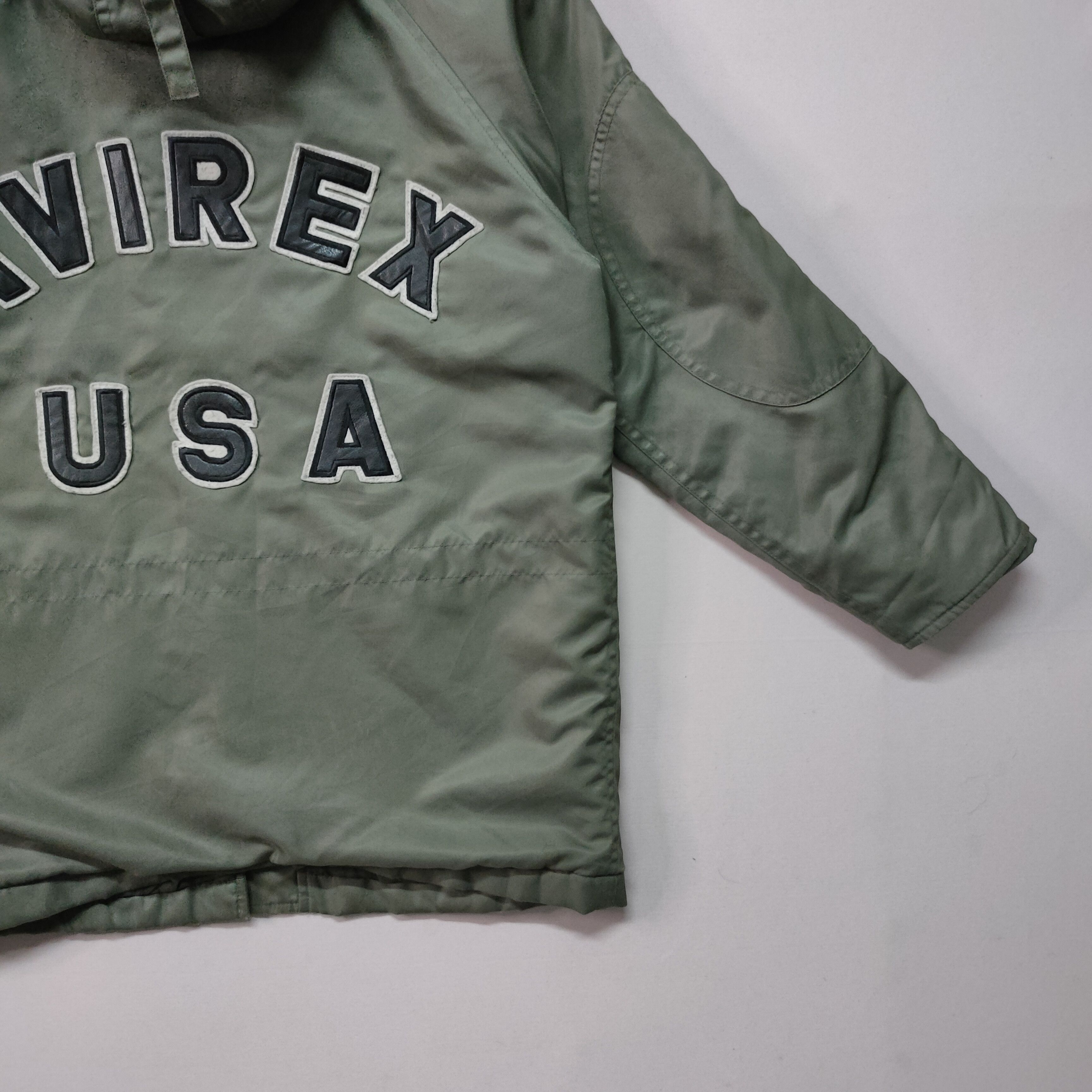 Avirex × Vintage Vintage‼️ Avirex USA Spec Mic-J-6279 (USAF) Big Logo Jacket Size US S / EU 44-46 / 1 - 7 Thumbnail