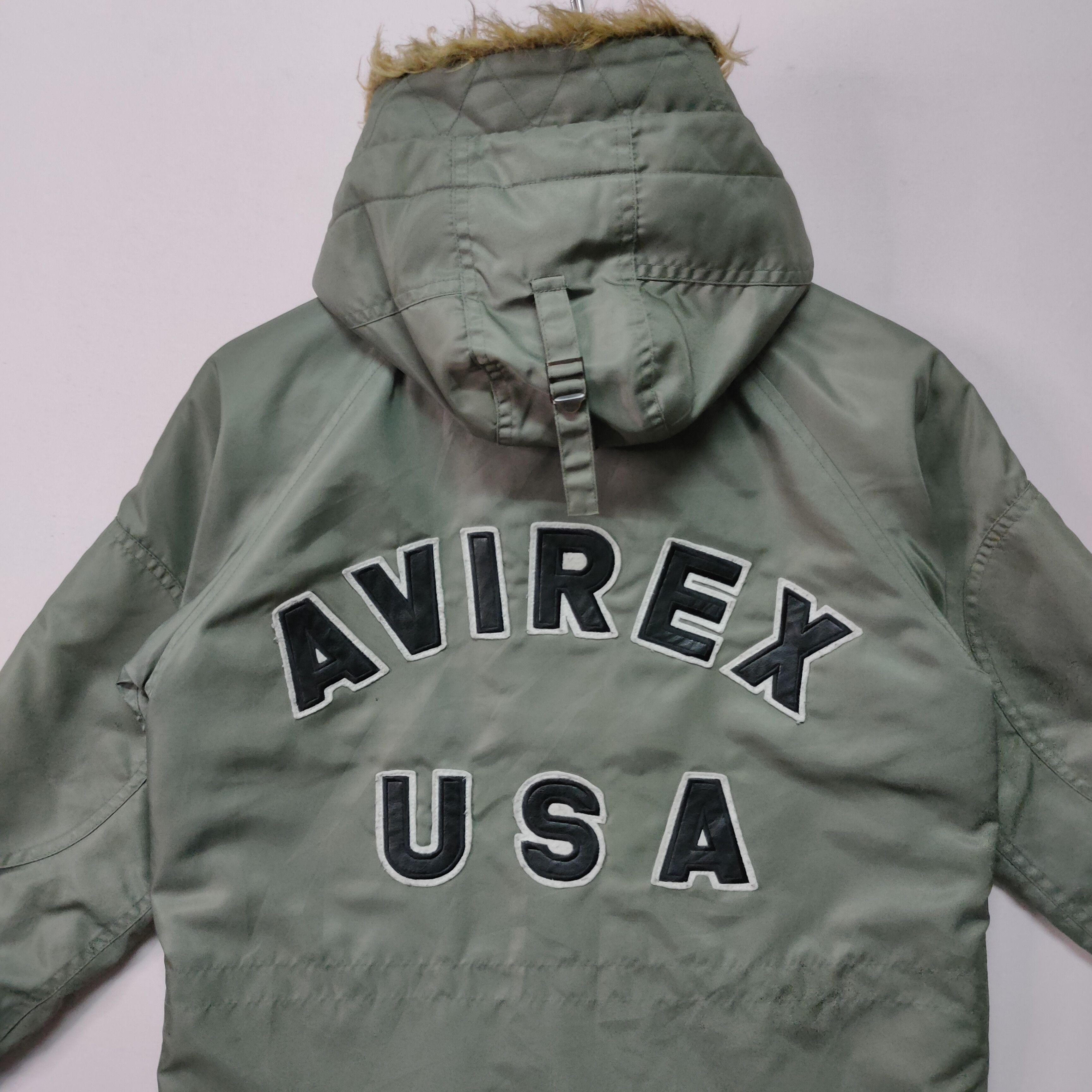 Avirex × Vintage Vintage‼️ Avirex USA Spec Mic-J-6279 (USAF) Big Logo Jacket Size US S / EU 44-46 / 1 - 6 Thumbnail