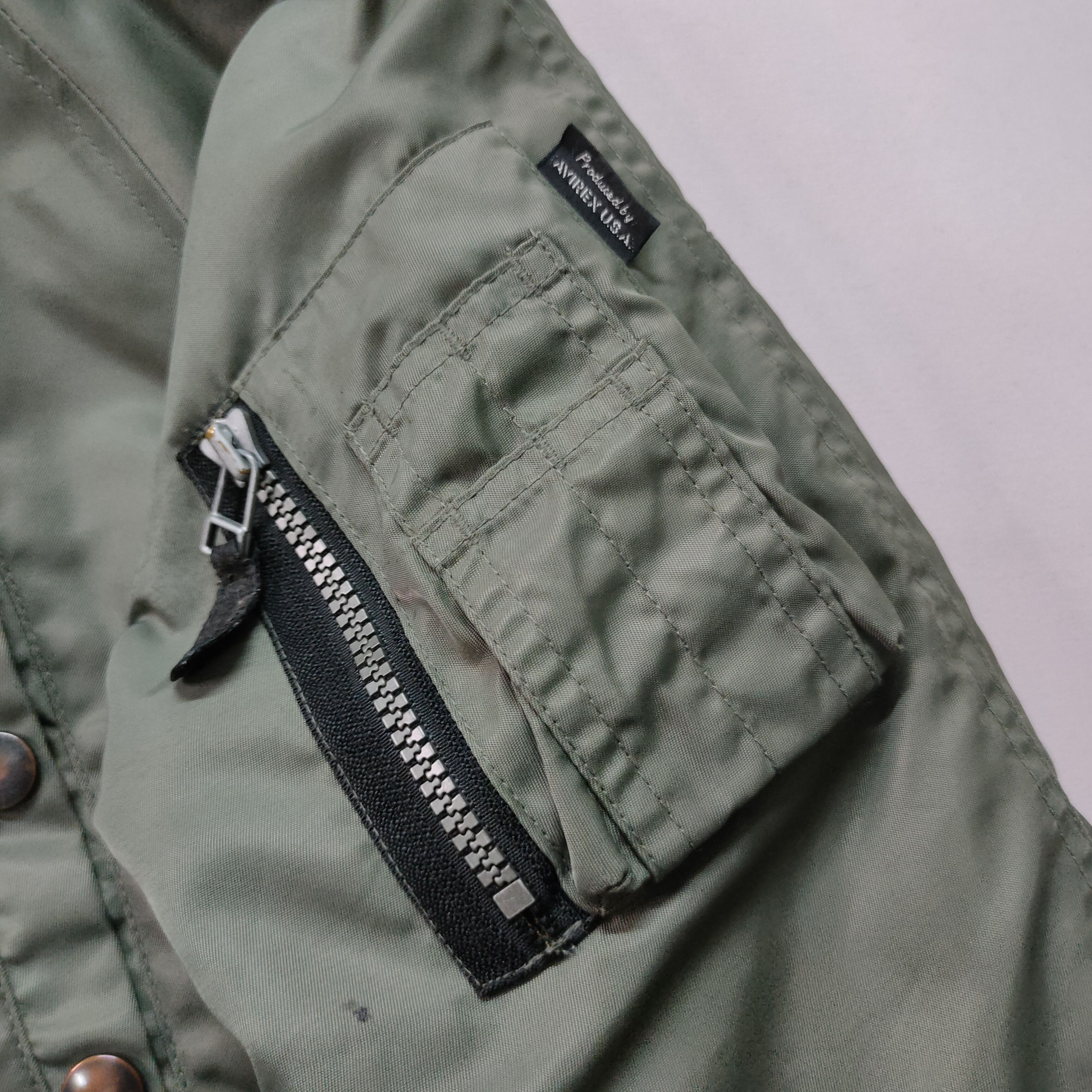 Avirex × Vintage Vintage‼️ Avirex USA Spec Mic-J-6279 (USAF) Big Logo Jacket Size US S / EU 44-46 / 1 - 10 Thumbnail