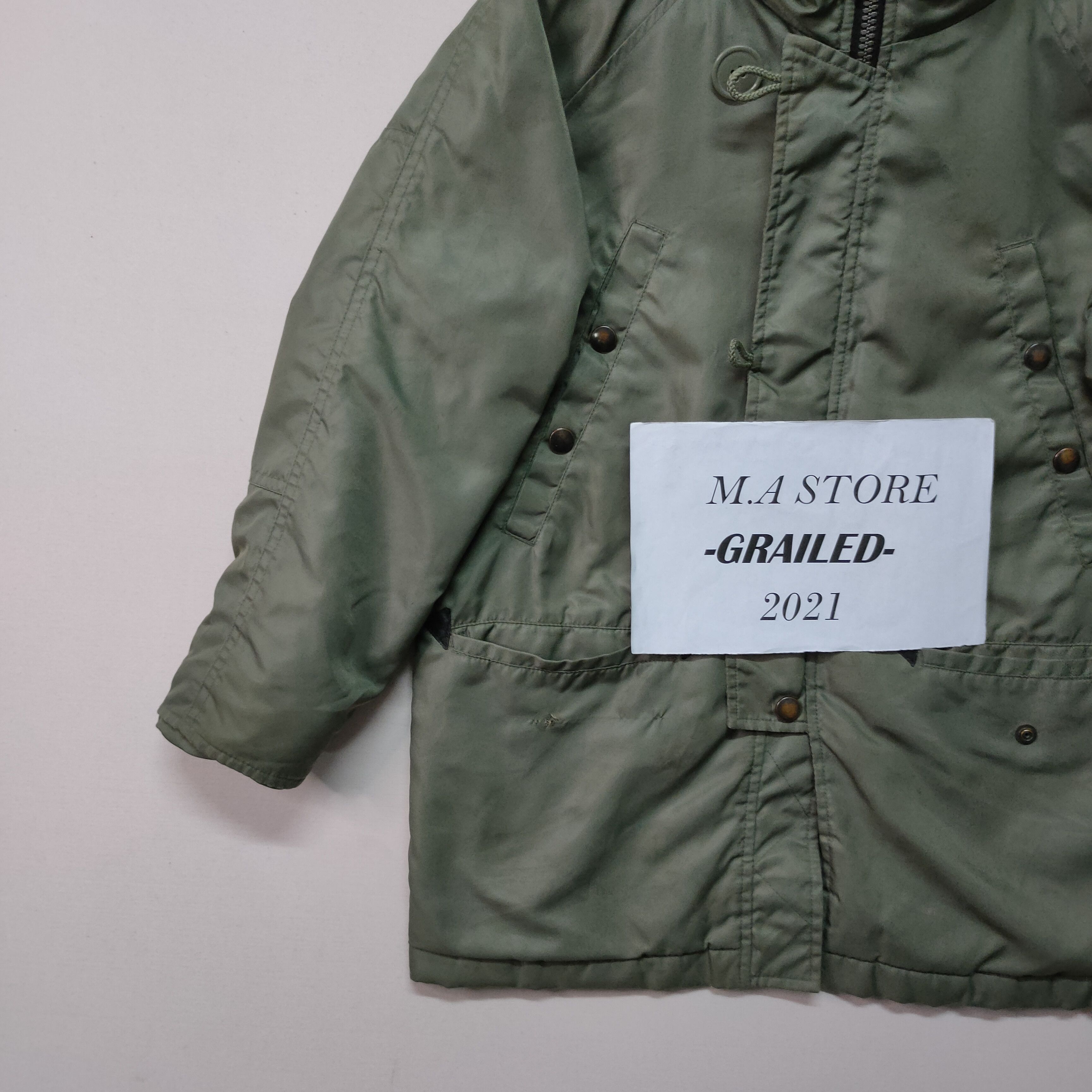Avirex × Vintage Vintage‼️ Avirex USA Spec Mic-J-6279 (USAF) Big Logo Jacket Size US S / EU 44-46 / 1 - 5 Thumbnail