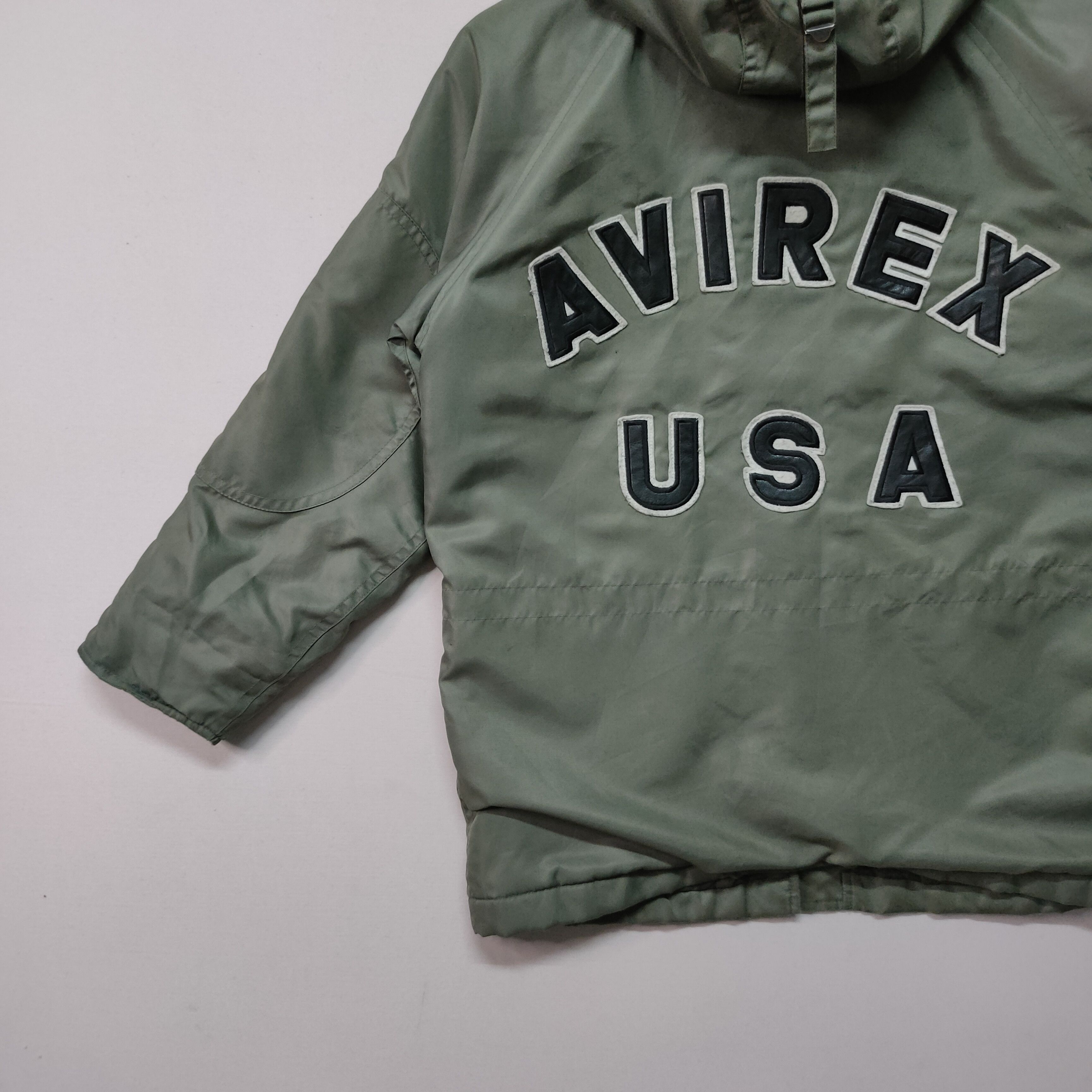 Avirex × Vintage Vintage‼️ Avirex USA Spec Mic-J-6279 (USAF) Big Logo Jacket Size US S / EU 44-46 / 1 - 8 Thumbnail