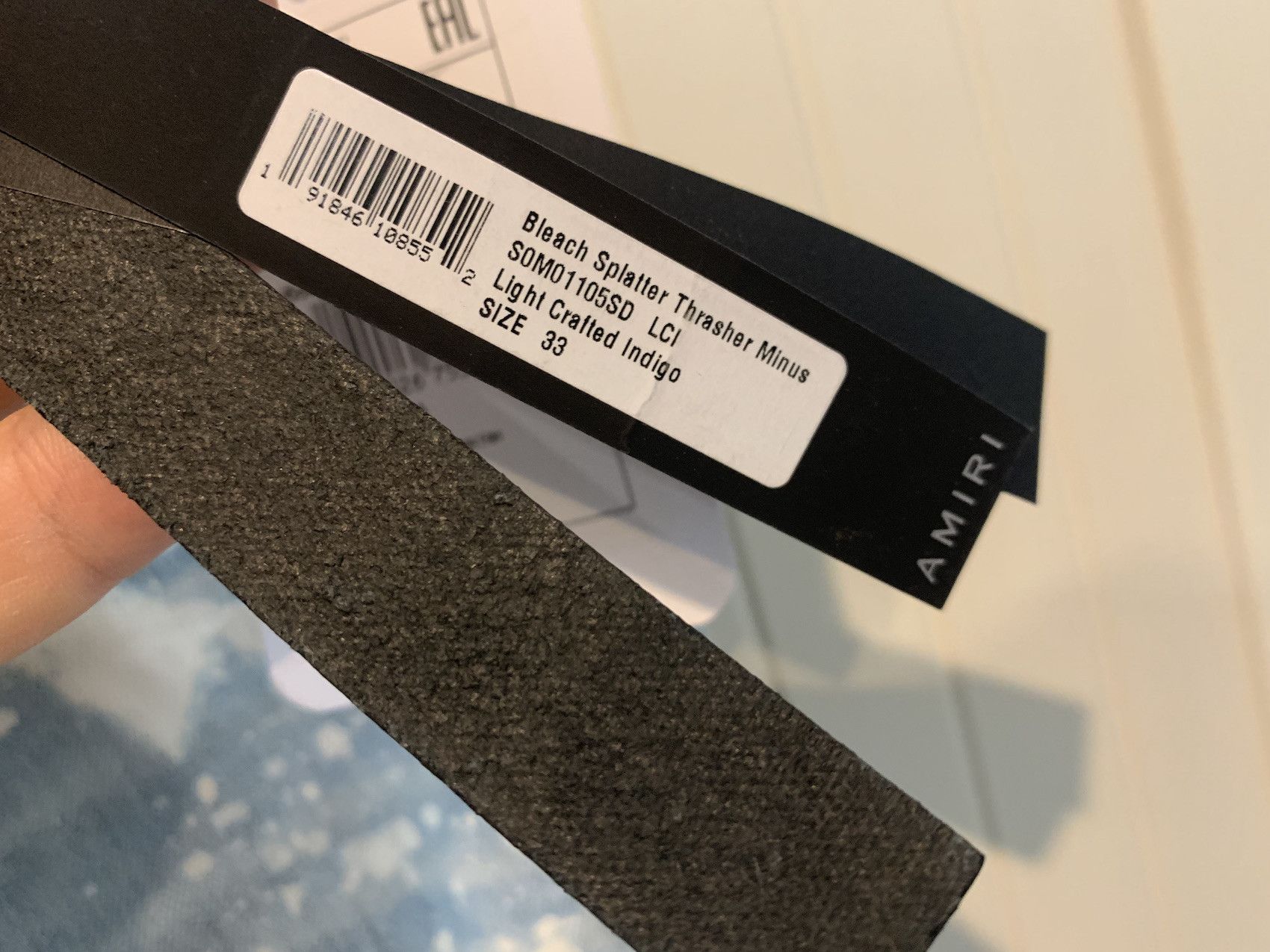 Amiri SS'20 Jean Bleached Splatter Trasher Size US 33 - 6 Thumbnail