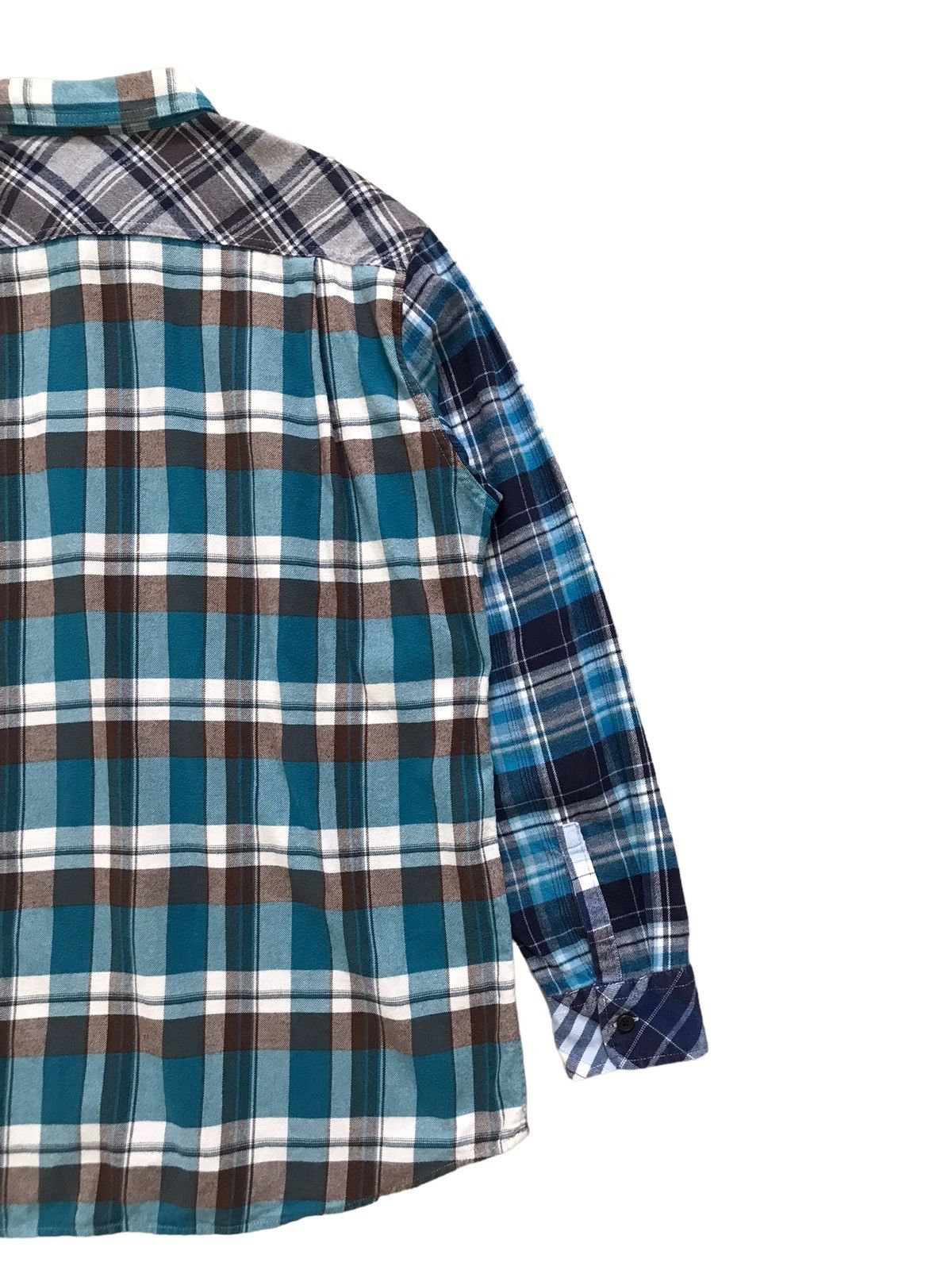 Uniqlo Patchwork Multicoloured Checked Shirt Size US XL / EU 56 / 4 - 10 Thumbnail
