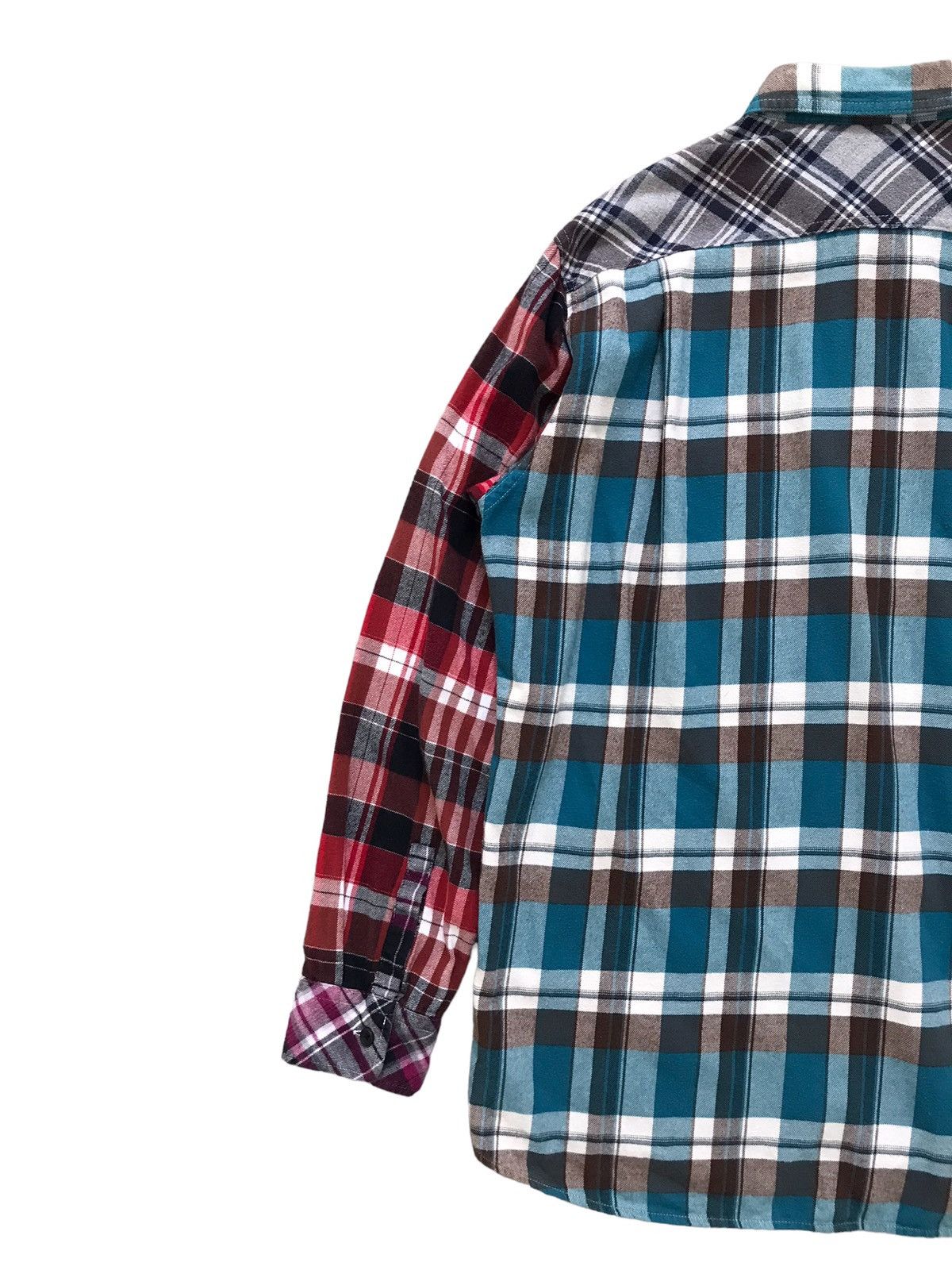 Uniqlo Patchwork Multicoloured Checked Shirt Size US XL / EU 56 / 4 - 9 Thumbnail