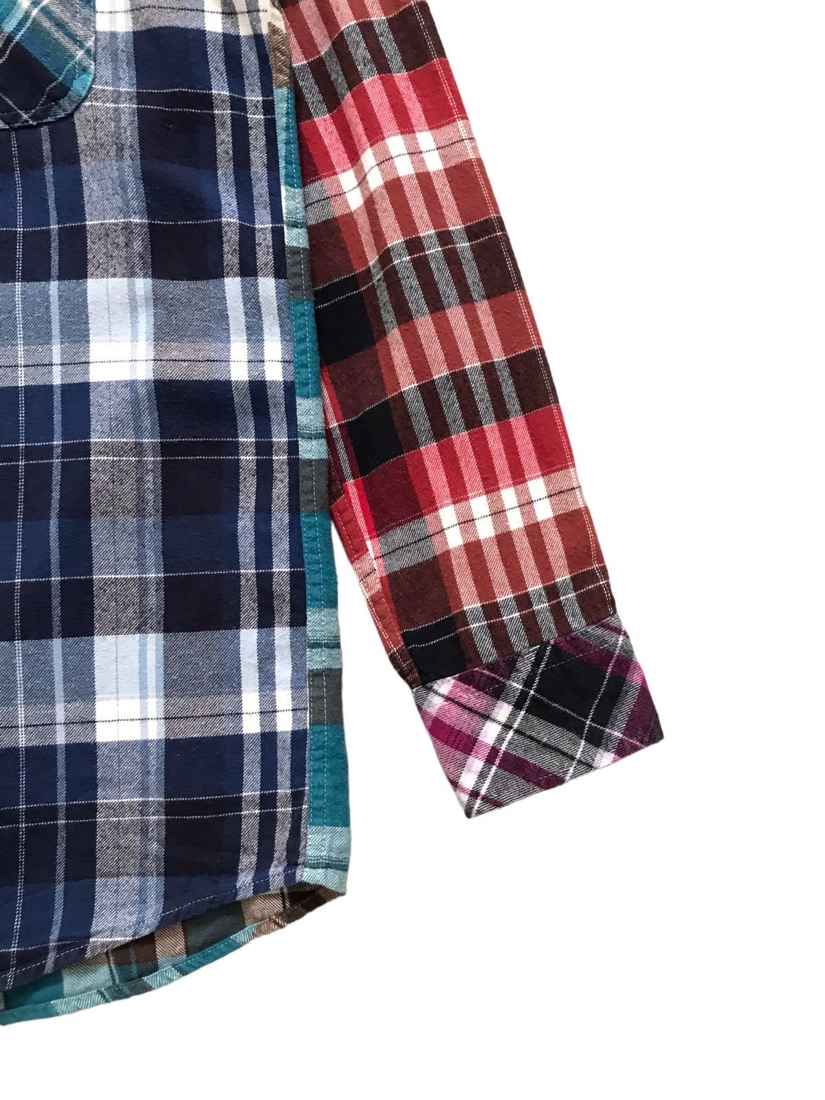 Uniqlo Patchwork Multicoloured Checked Shirt Size US XL / EU 56 / 4 - 5 Thumbnail