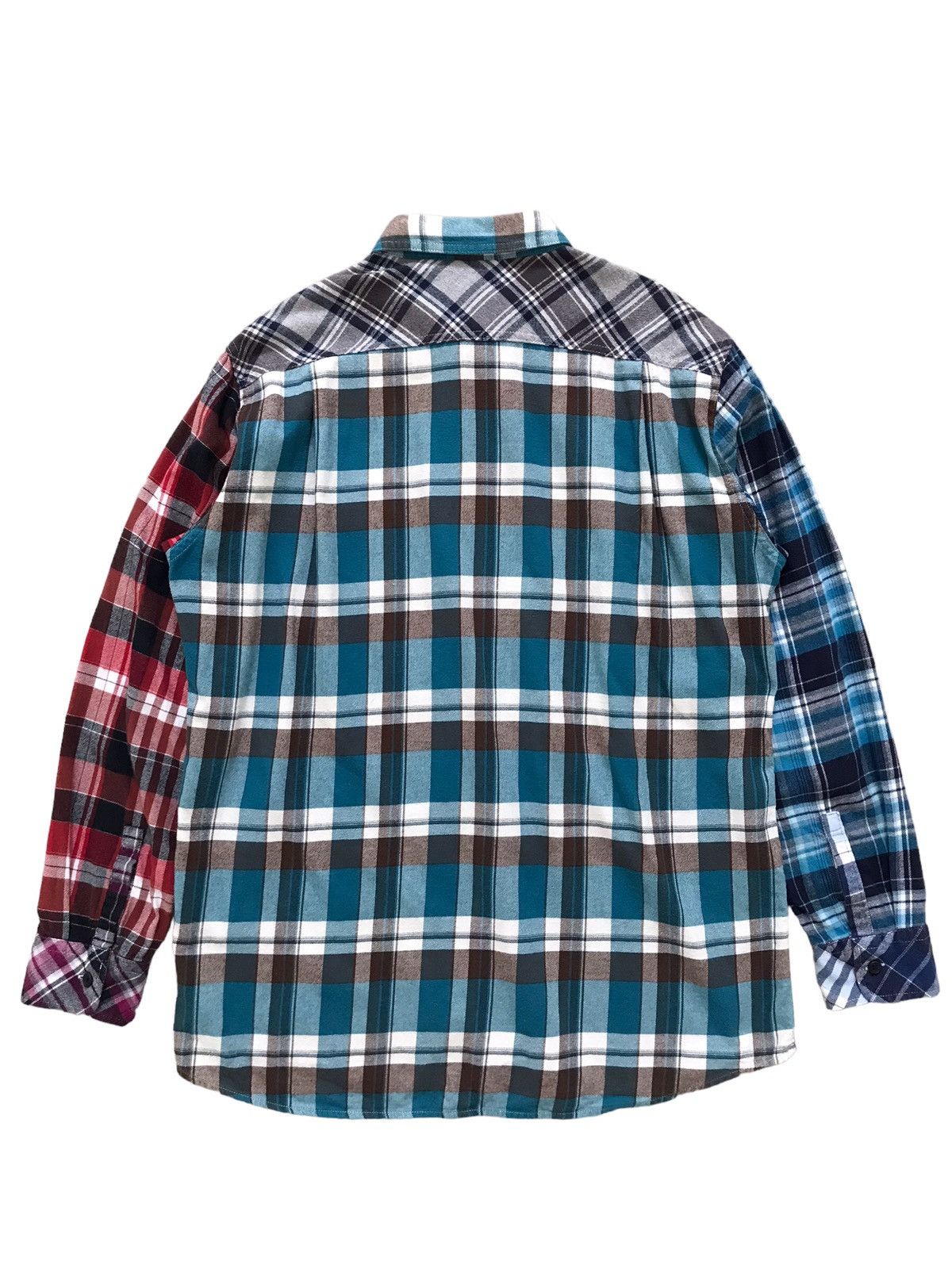 Uniqlo Patchwork Multicoloured Checked Shirt Size US XL / EU 56 / 4 - 8 Thumbnail