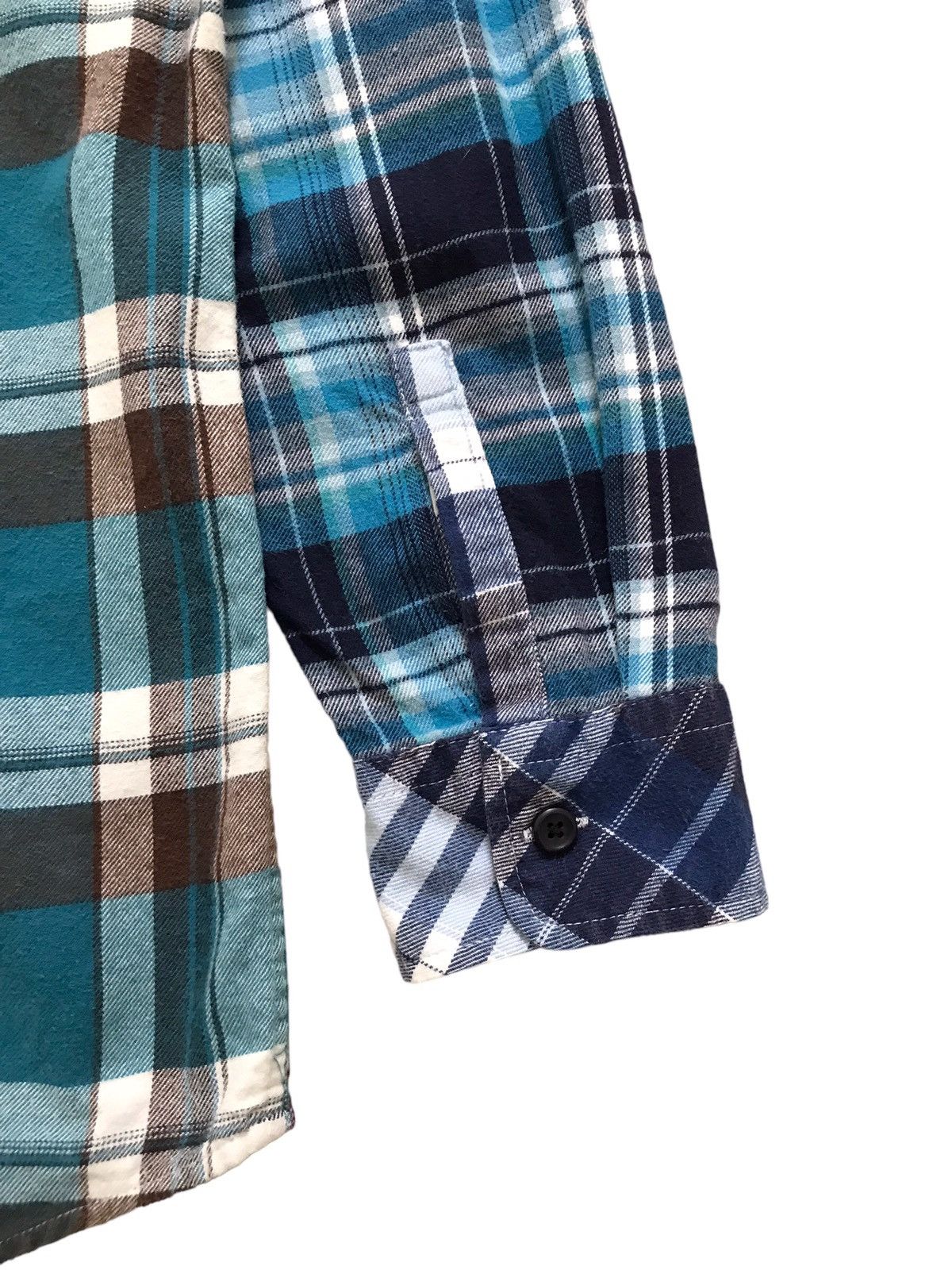 Uniqlo Patchwork Multicoloured Checked Shirt Size US XL / EU 56 / 4 - 11 Thumbnail