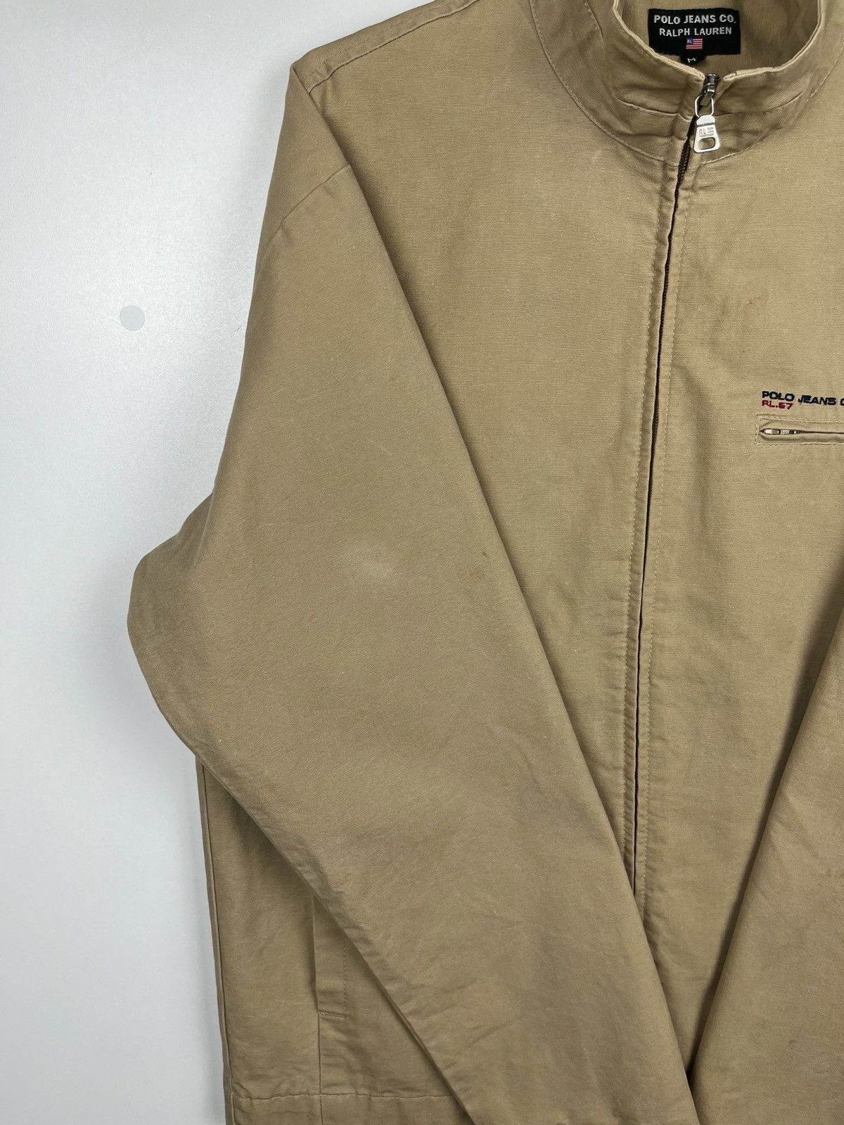 Polo Ralph Lauren × Vintage Vintage Polo Jeans. Co Ralph Lauren light Cotton Jacket sz M Size US M / EU 48-50 / 2 - 10 Thumbnail