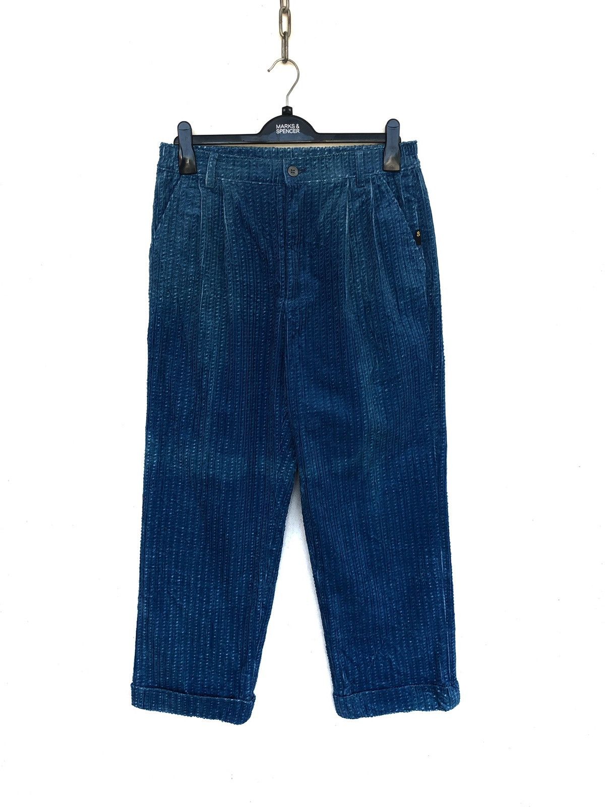45rpm DOPE🔥EFFE 🇯🇵 Indigo Balloon Gabardine Pants Visvim Size US 32 / EU 48 - 2 Thumbnail