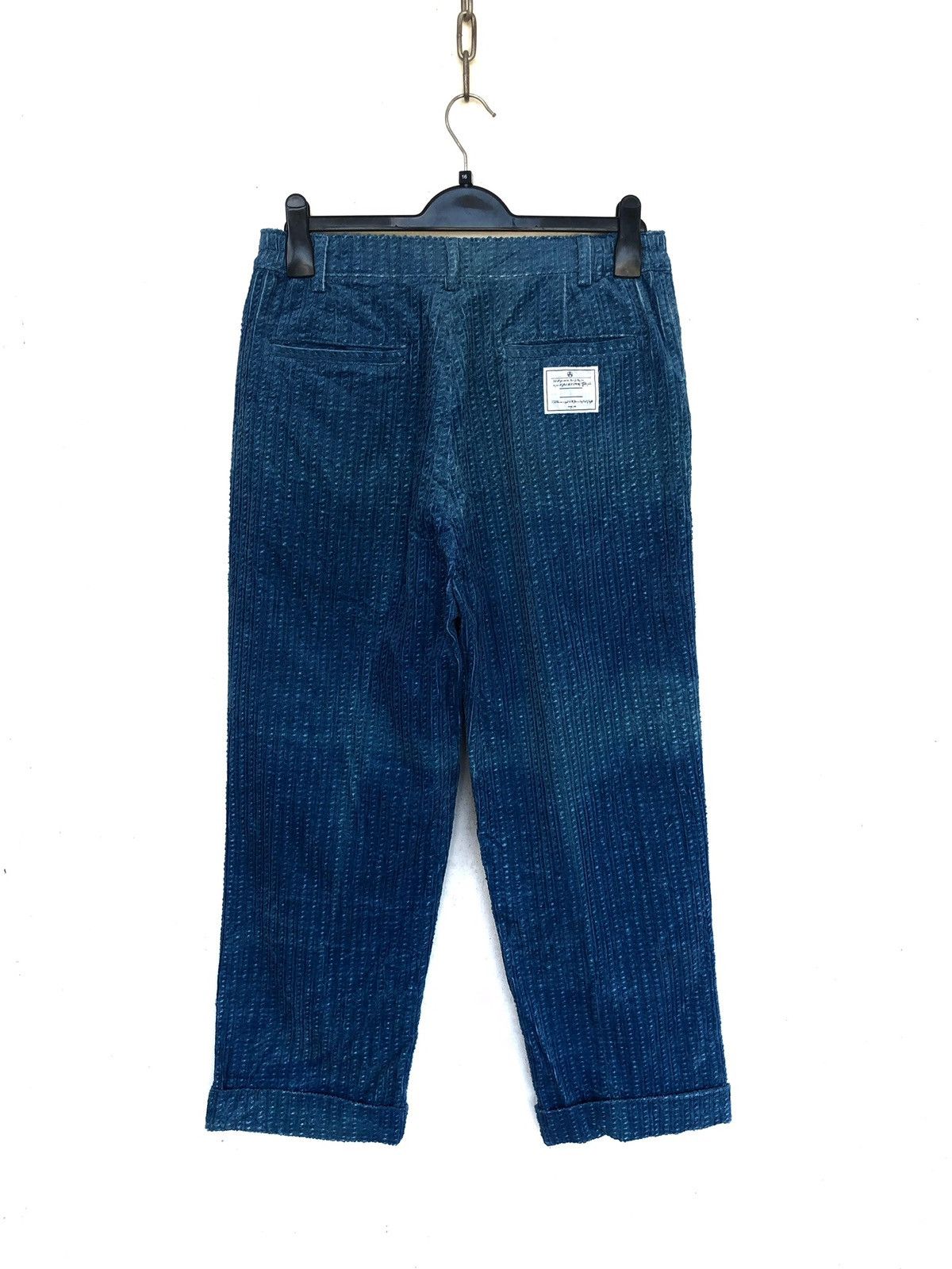 45rpm DOPE🔥EFFE 🇯🇵 Indigo Balloon Gabardine Pants Visvim Size US 32 / EU 48 - 1 Thumbnail