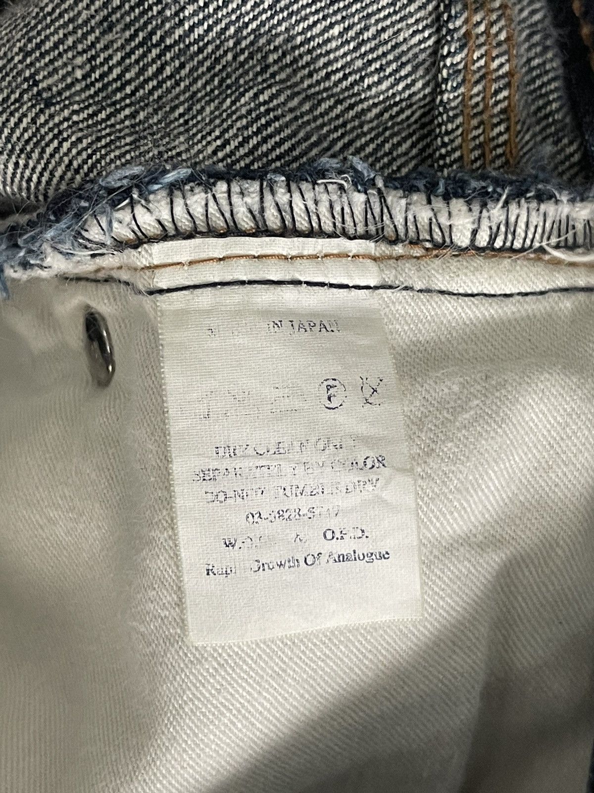 Japanese Brand MADE IN JAPAN RGOA HEAVY DENIM PANTS Size US 35 - 10 Thumbnail