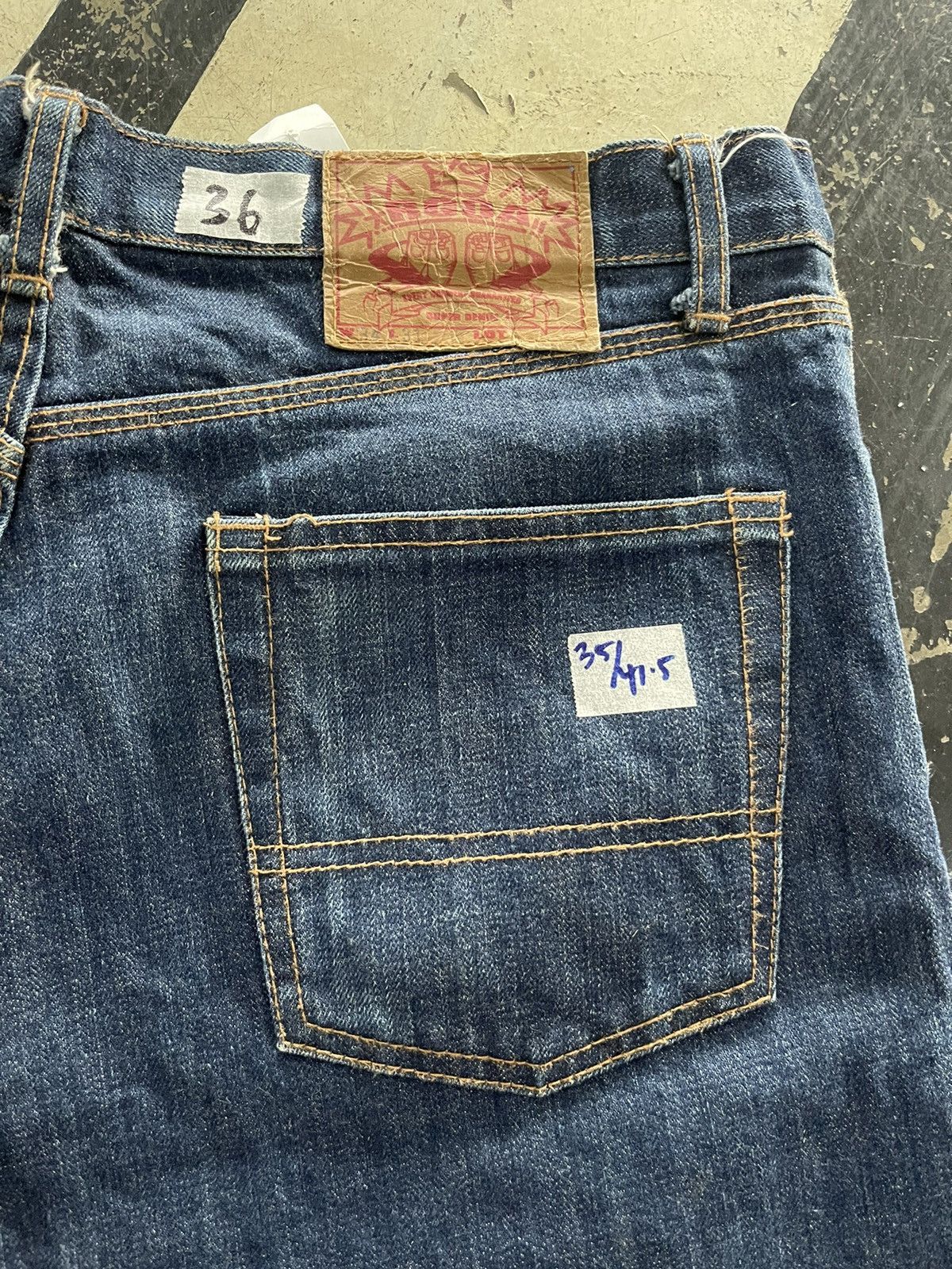 Japanese Brand MADE IN JAPAN RGOA HEAVY DENIM PANTS Size US 35 - 4 Thumbnail
