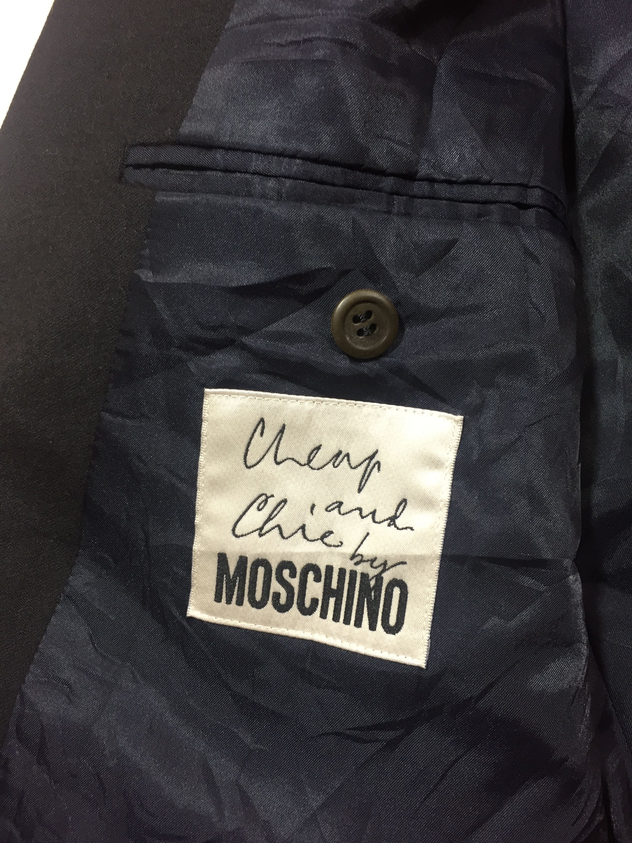 Moschino Vintage MOSCHINO Cheap & Chic Wool Plaid Suit blazers Size 40L - 6 Thumbnail