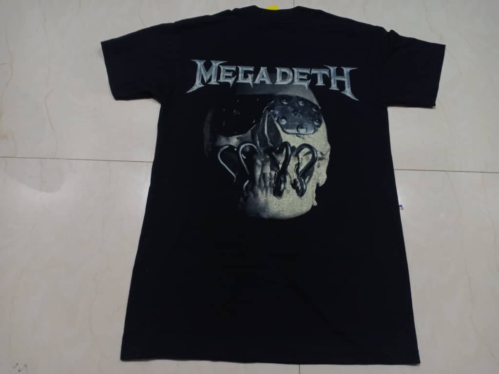 Band Tees × Megadeth × Vintage Vintage Megadeth Band Rock Tee 7/20 Size US M / EU 48-50 / 2 - 2 Thumbnail