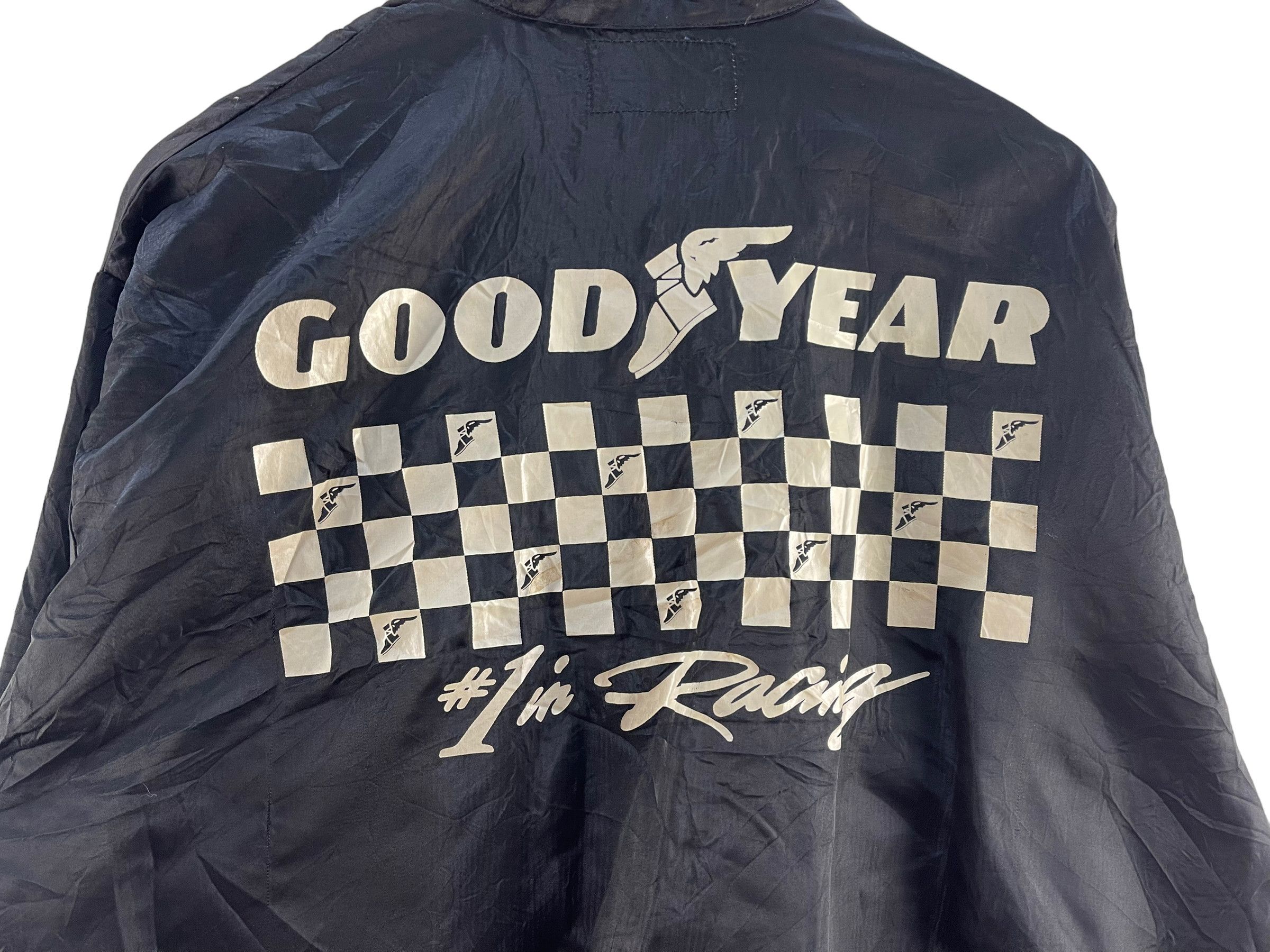 Japanese Brand Vintage Good Year Racing Windbreaker Jacket Size US L / EU 52-54 / 3 - 10 Thumbnail