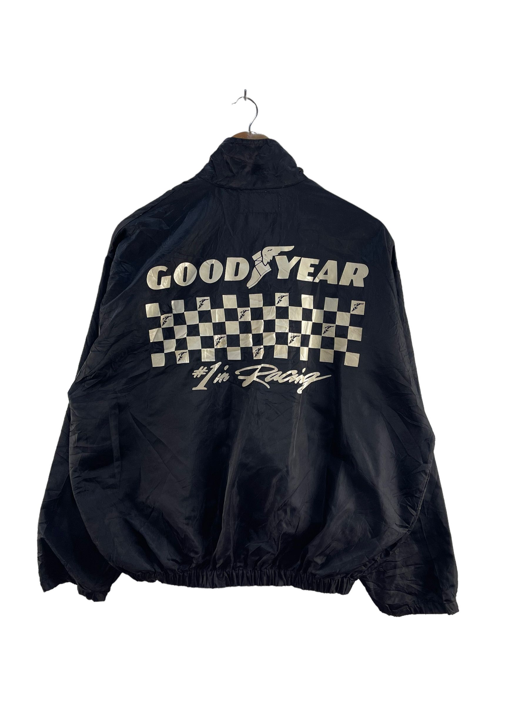 Japanese Brand Vintage Good Year Racing Windbreaker Jacket Size US L / EU 52-54 / 3 - 1 Thumbnail