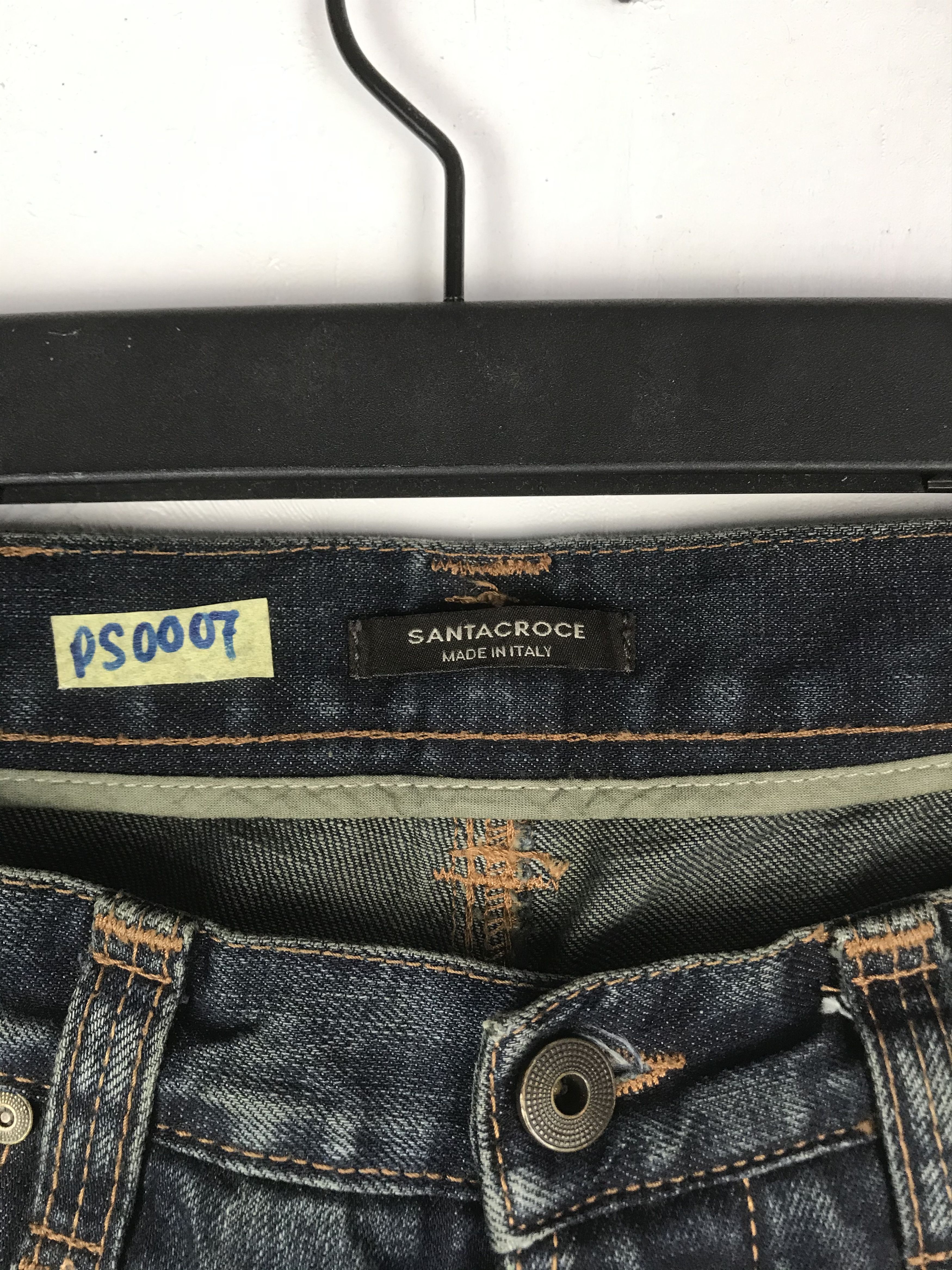 Santacroce SANTACROCE MADE IN ITALY CROPPANT DENIM Size US 31 - 2 Thumbnail