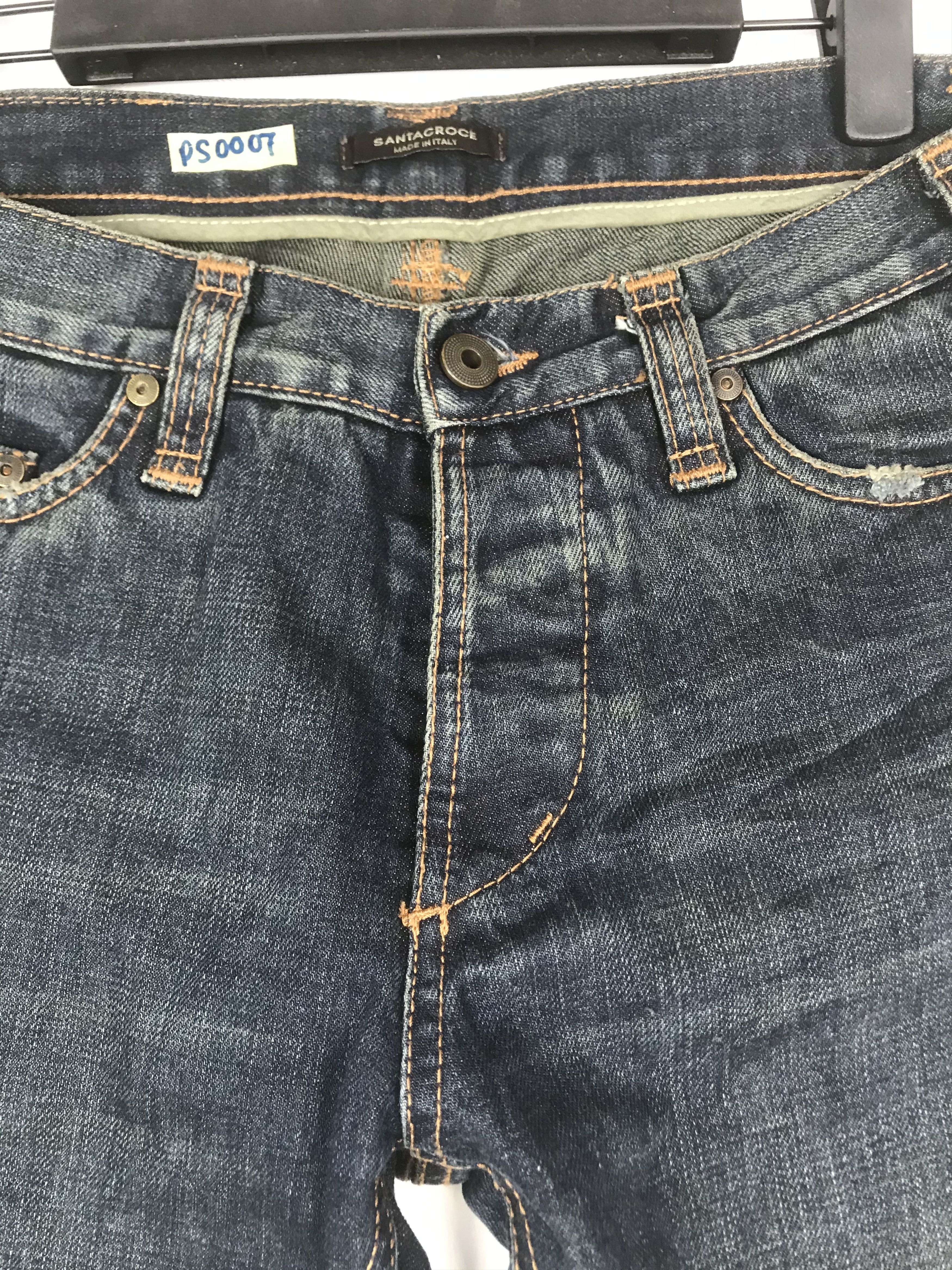 Santacroce SANTACROCE MADE IN ITALY CROPPANT DENIM Size US 31 - 3 Thumbnail