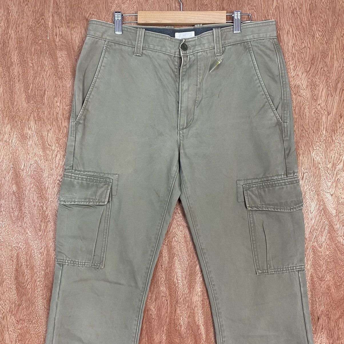 Gap D Gap Grey Multipocket utility Cargo Pants #1953 Size US 33 - 2 Thumbnail