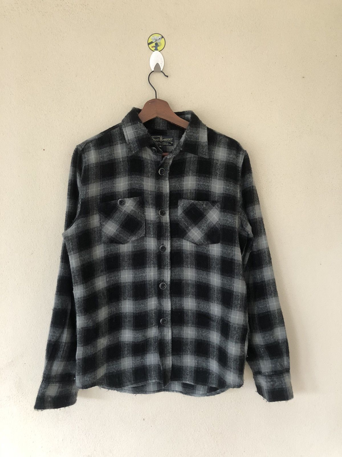 image of Create Barefoot Japanese Flannel in Mix, Men's (Size Medium)