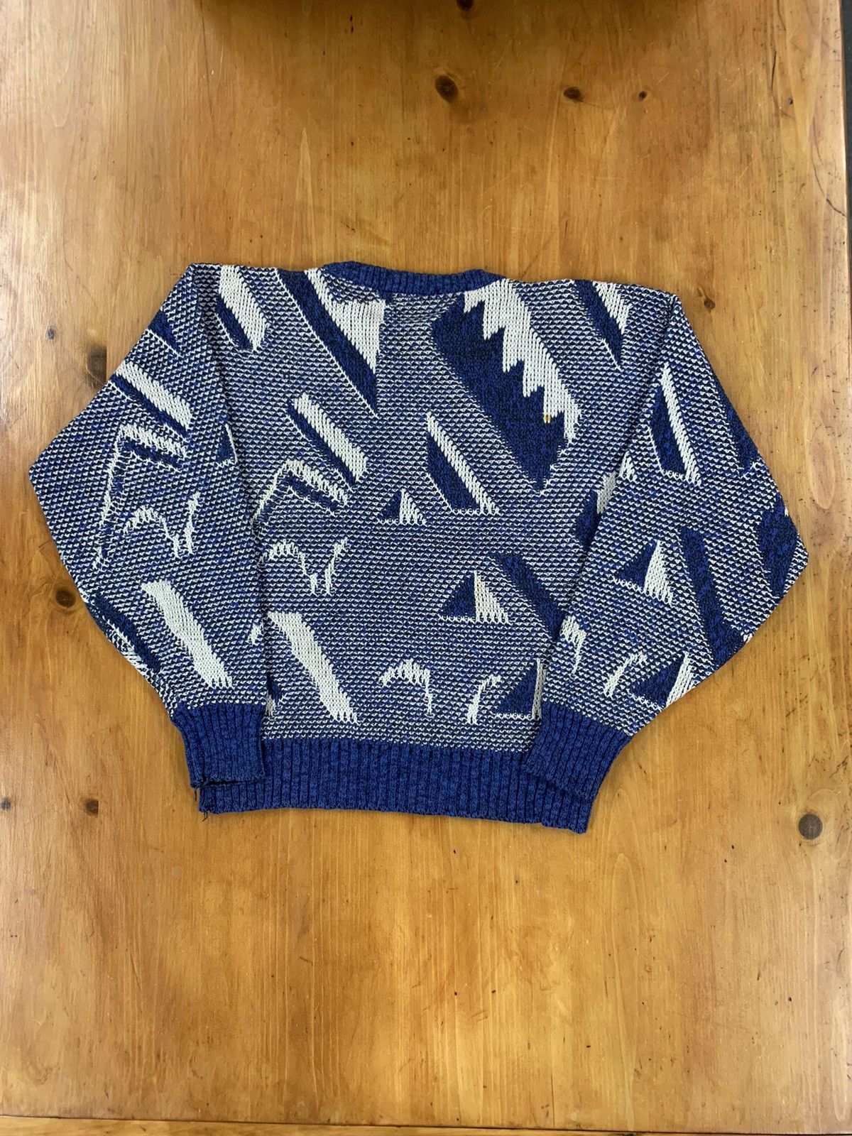 Vintage Vintage Blue Ridge Line Knit Sweater Size US M / EU 48-50 / 2 - 4 Thumbnail