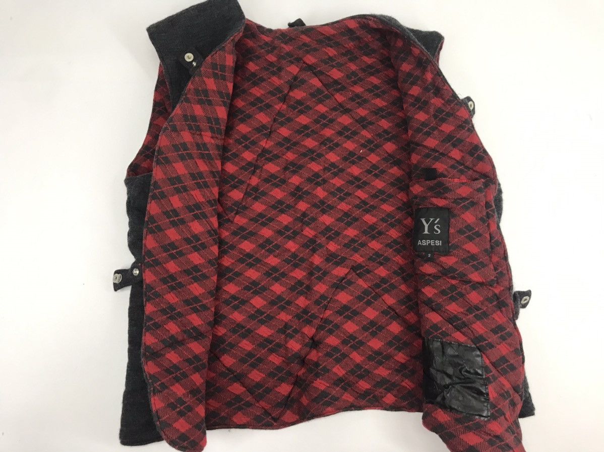 Yohji Yamamoto Y’s Yohji Yamamoto Aspesi Vest Plaid Check Padded Size US S / EU 44-46 / 1 - 1 Thumbnail