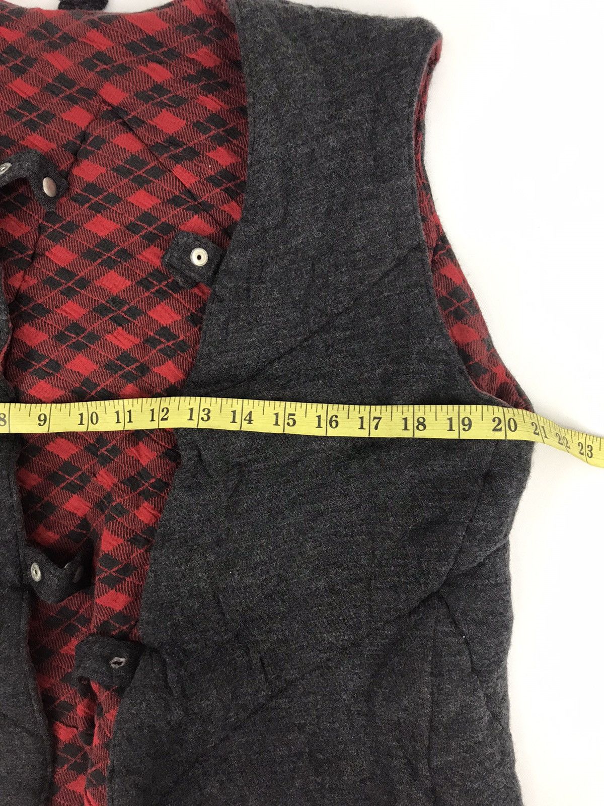 Yohji Yamamoto Y’s Yohji Yamamoto Aspesi Vest Plaid Check Padded Size US S / EU 44-46 / 1 - 6 Thumbnail