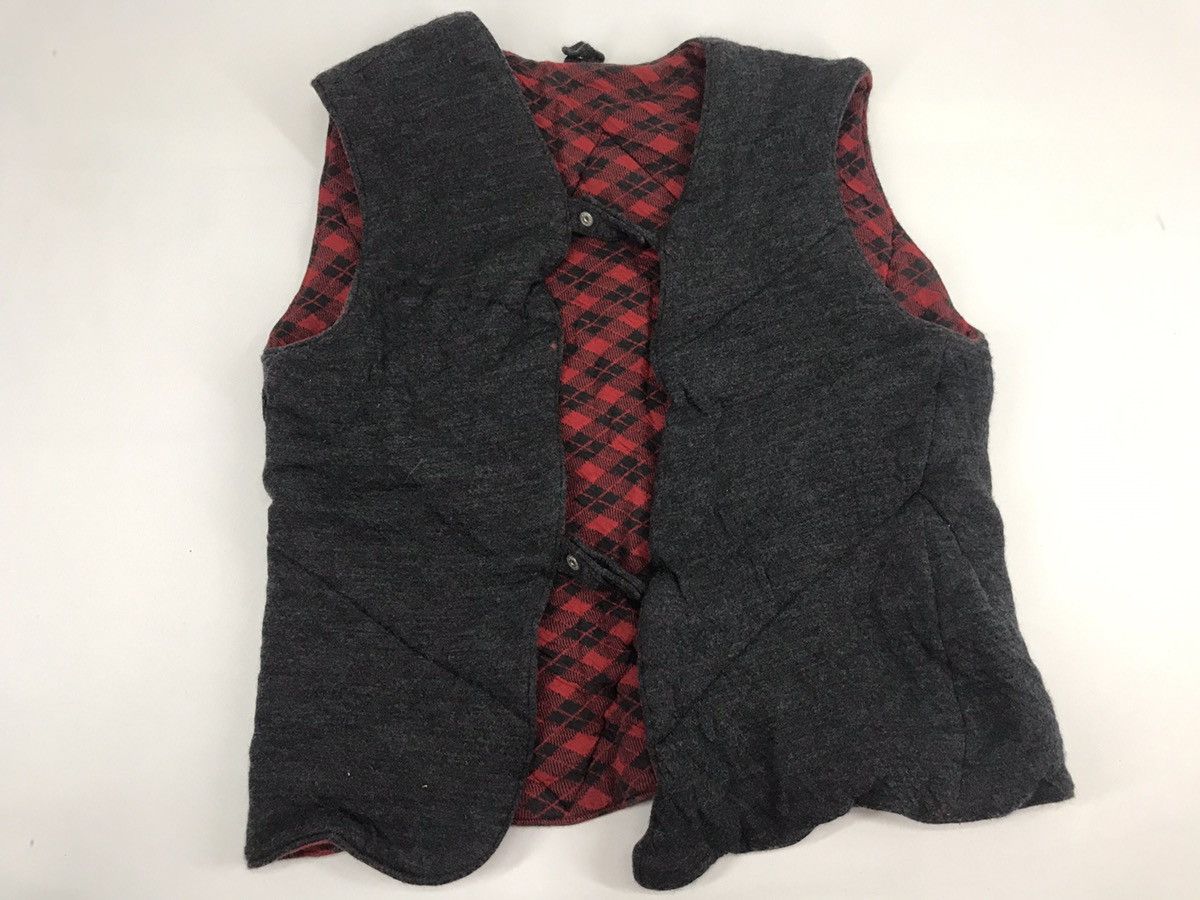 Yohji Yamamoto Y’s Yohji Yamamoto Aspesi Vest Plaid Check Padded Size US S / EU 44-46 / 1 - 2 Thumbnail