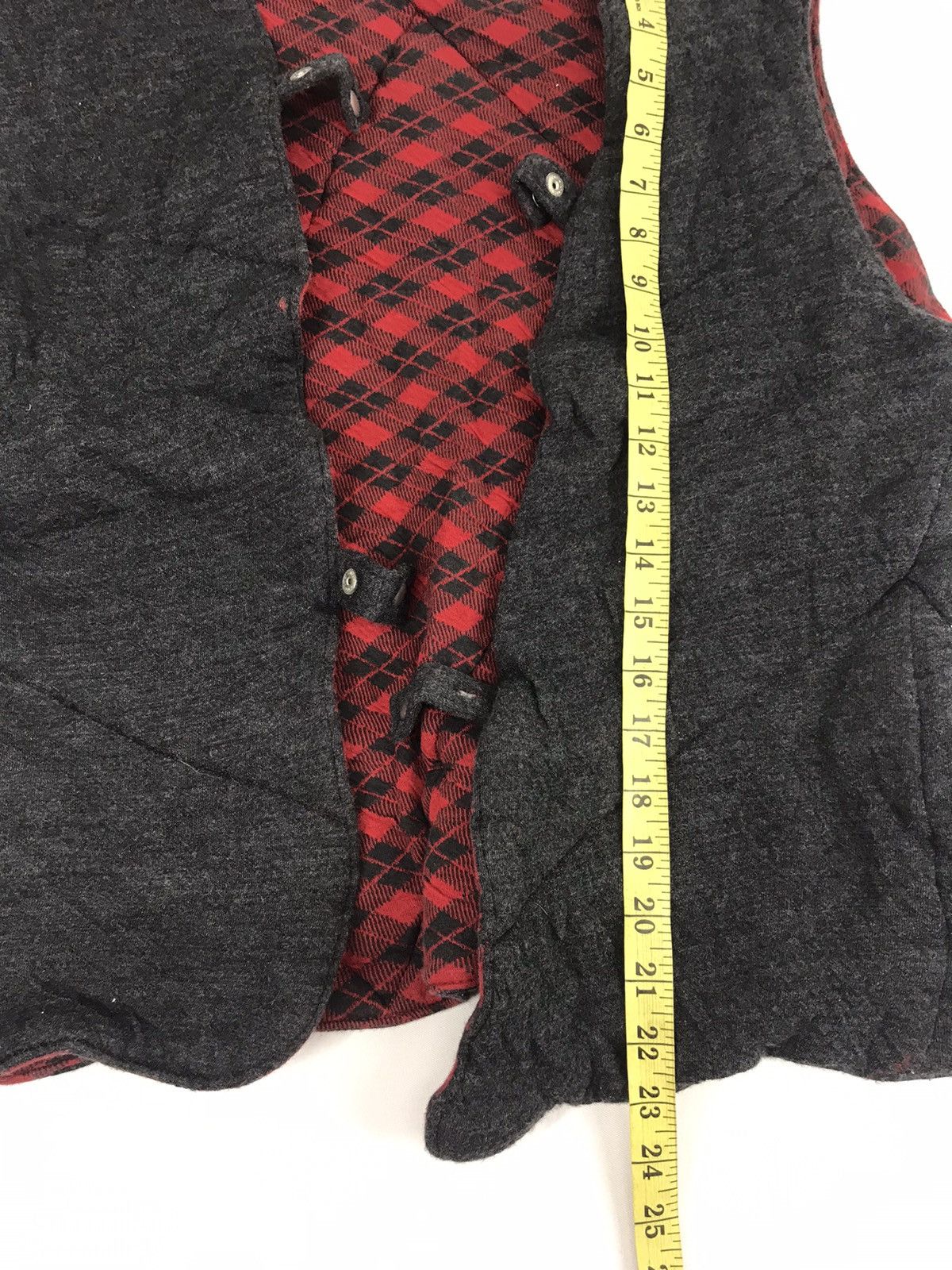 Yohji Yamamoto Y’s Yohji Yamamoto Aspesi Vest Plaid Check Padded Size US S / EU 44-46 / 1 - 7 Thumbnail