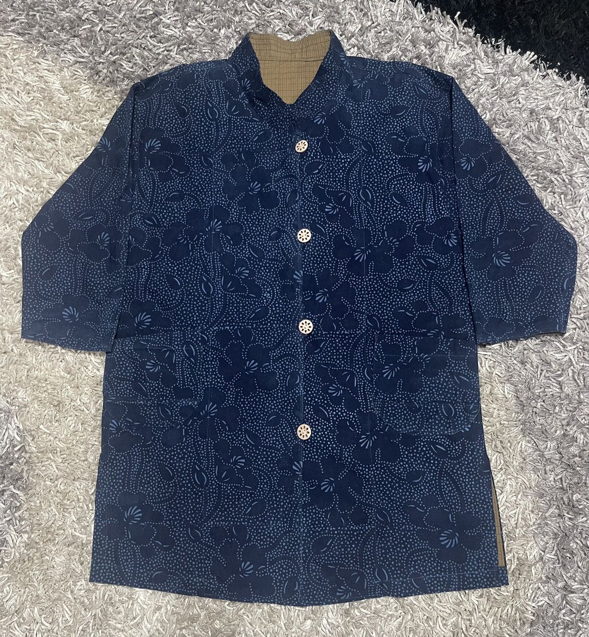 Vintage UNBRANDED TRANCE COAT JAPAN Size US M / EU 48-50 / 2 - 1 Thumbnail