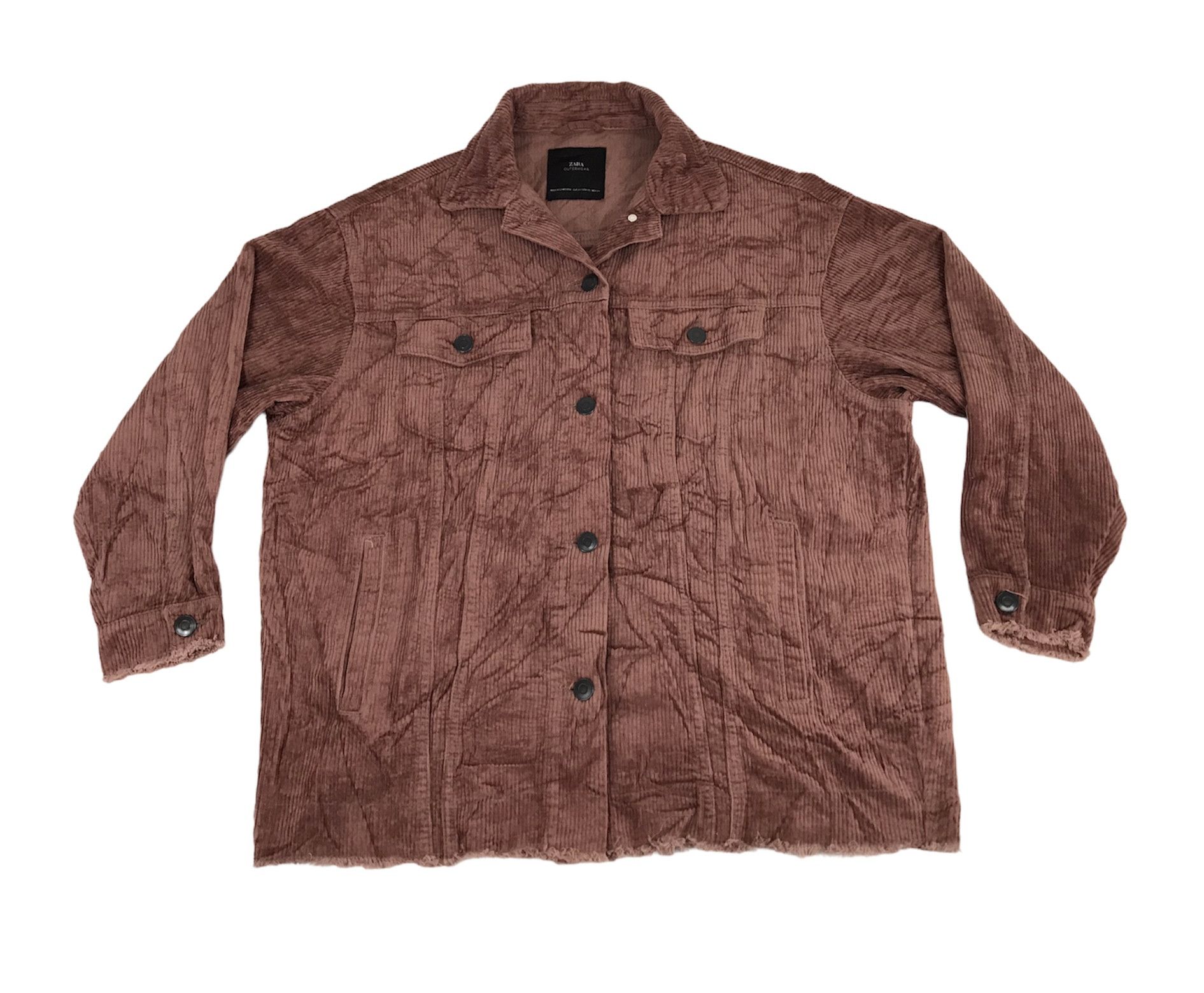 Zara Zara Outerwear Corduroy Jacket Trucker Work Wear Size US L / EU 52-54 / 3 - 1 Thumbnail
