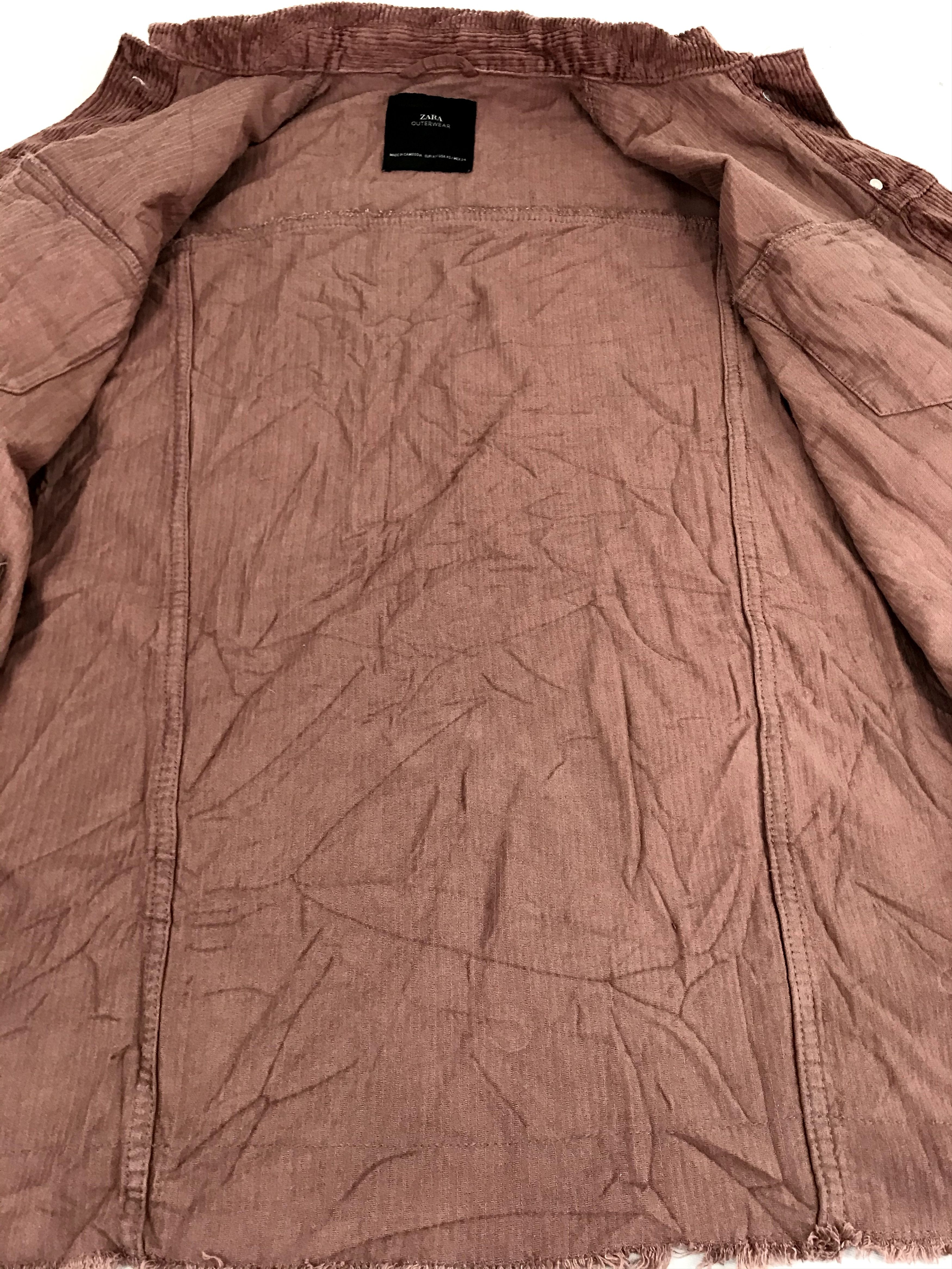 Zara Zara Outerwear Corduroy Jacket Trucker Work Wear Size US L / EU 52-54 / 3 - 3 Thumbnail
