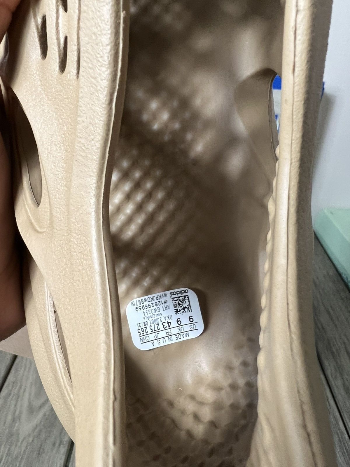 Adidas × Kanye West adidas Yeezy Foam RNNR Ochre Size US 9 / EU 42 - 4 Thumbnail