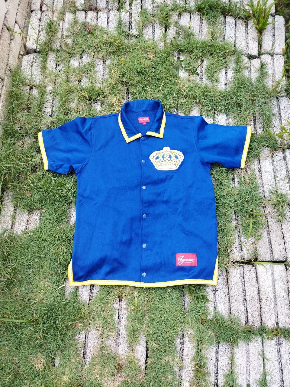 Supreme Supreme Spell Out Crown Logo Jersey Size US S / EU 44-46 / 1 - 1 Thumbnail
