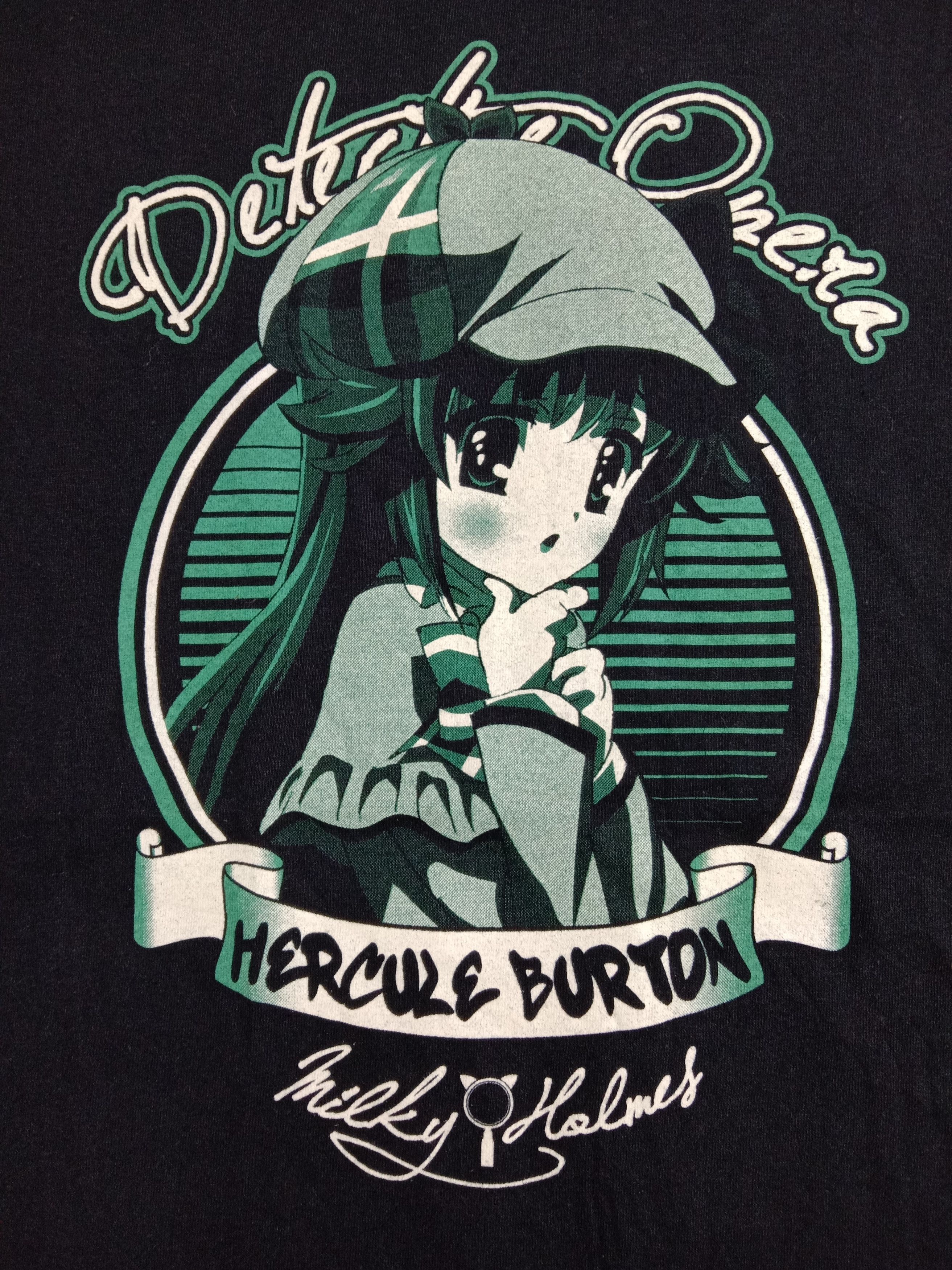 Anime Bushidroad Tantei Opera Milky Holmes Hercule Burton Tee Size US L / EU 52-54 / 3 - 2 Thumbnail