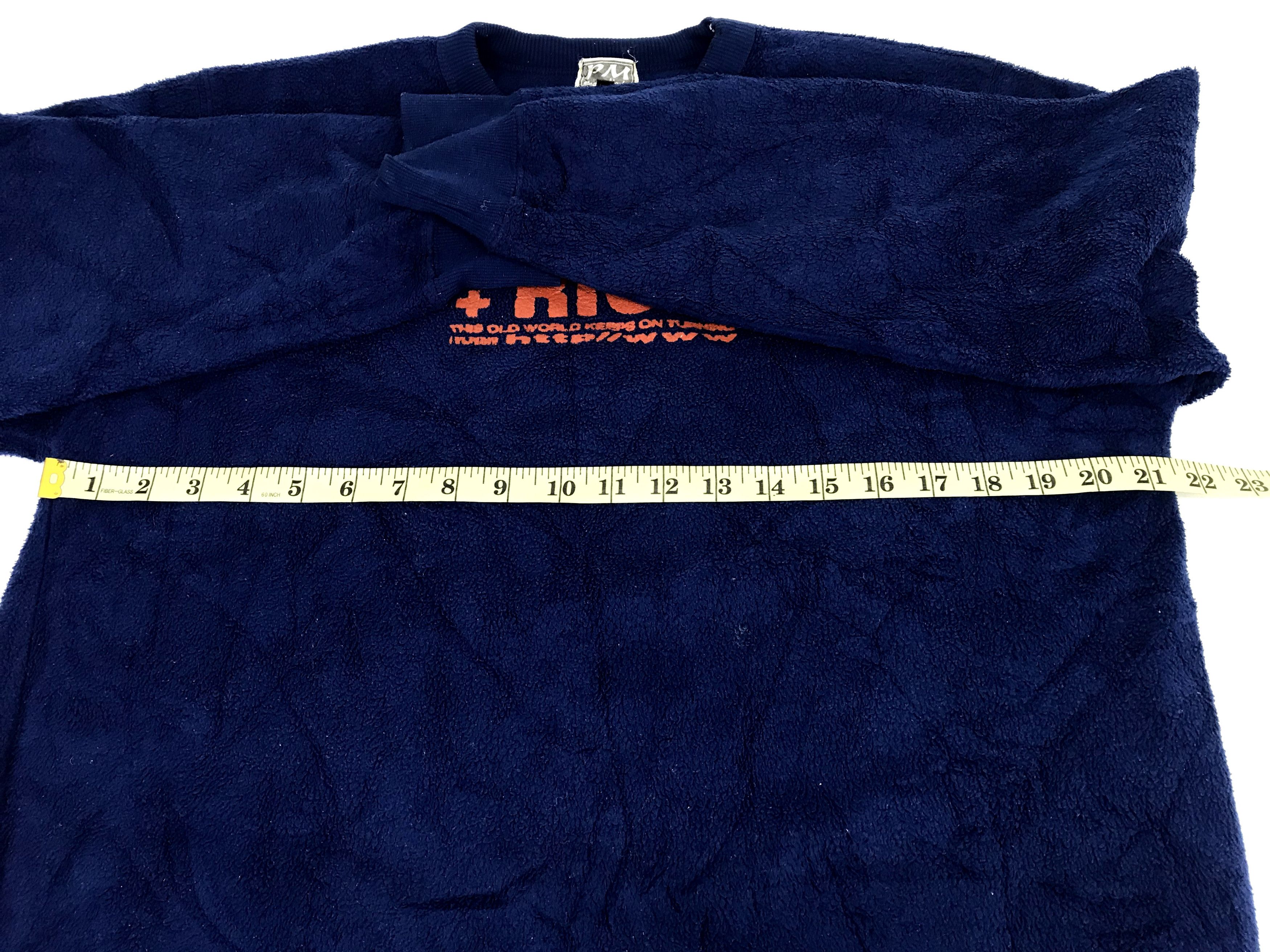Japanese Brand Peater Marks PM Riot Turning World Fleece Style Size US M / EU 48-50 / 2 - 7 Thumbnail