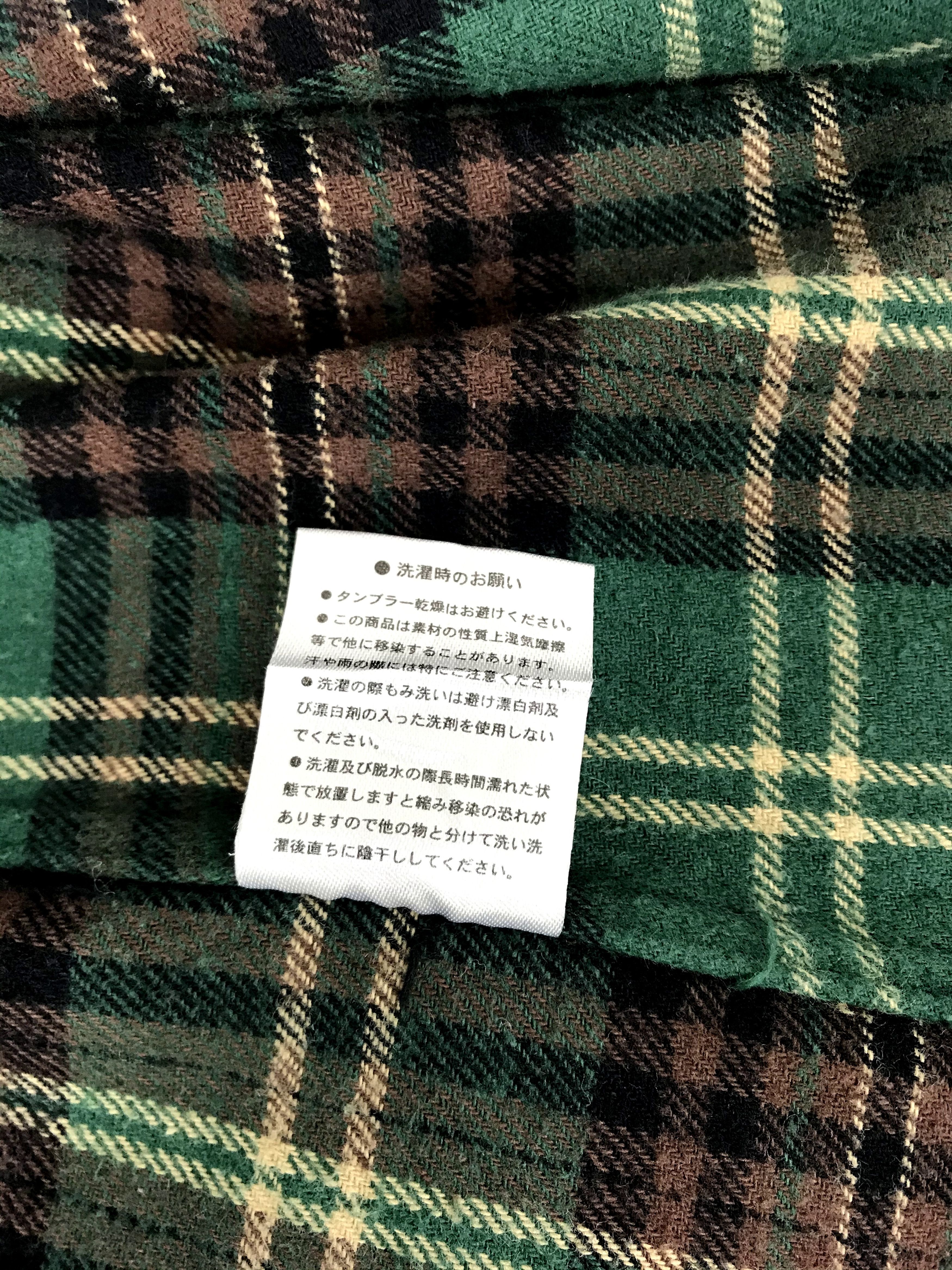 Flannel Vintage Style Drug's Store Flannel Monogram Plaid Check Size L / US 10 / IT 46 - 8 Thumbnail