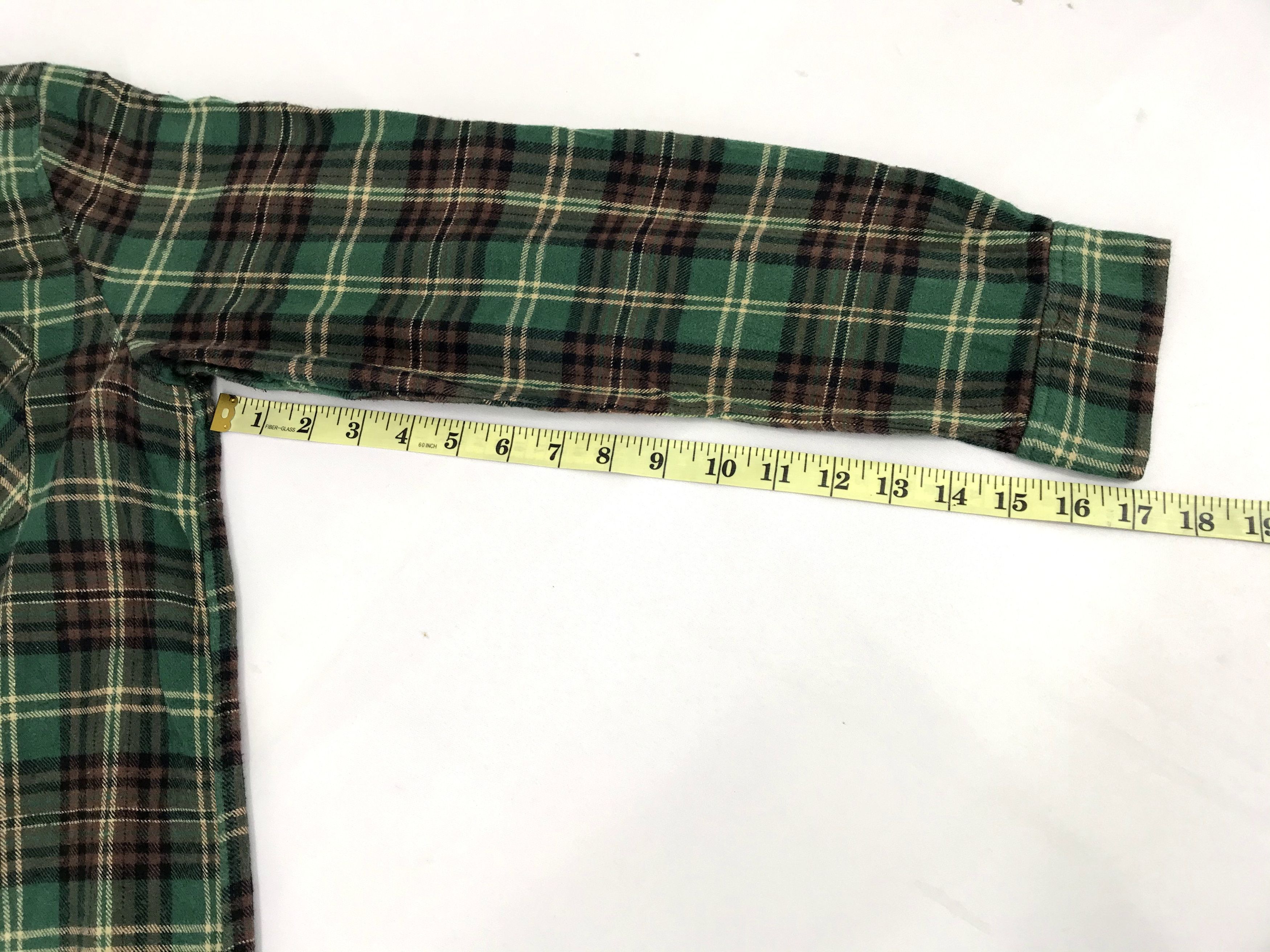 Flannel Vintage Style Drug's Store Flannel Monogram Plaid Check Size L / US 10 / IT 46 - 11 Thumbnail