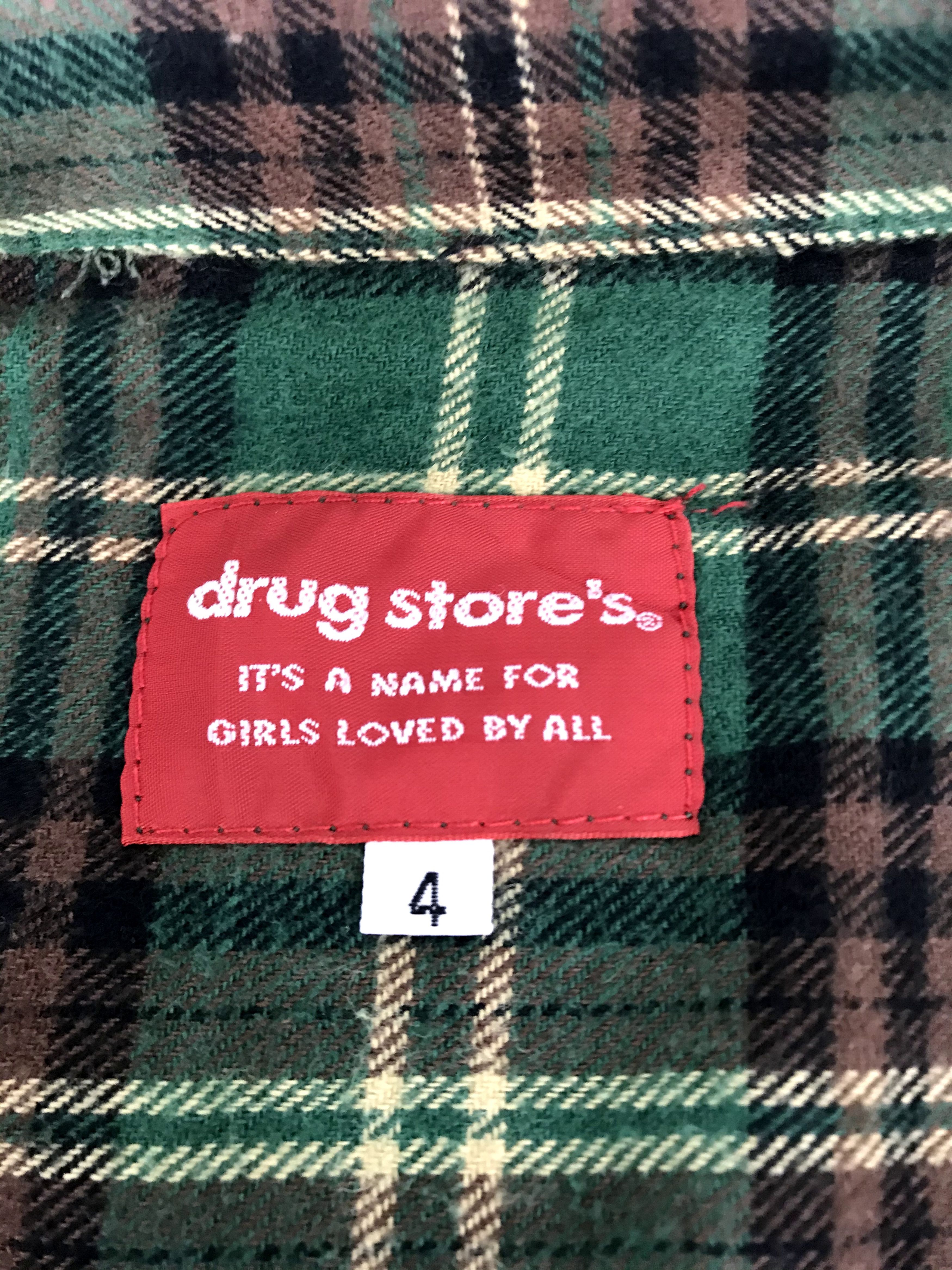 Flannel Vintage Style Drug's Store Flannel Monogram Plaid Check Size L / US 10 / IT 46 - 6 Thumbnail